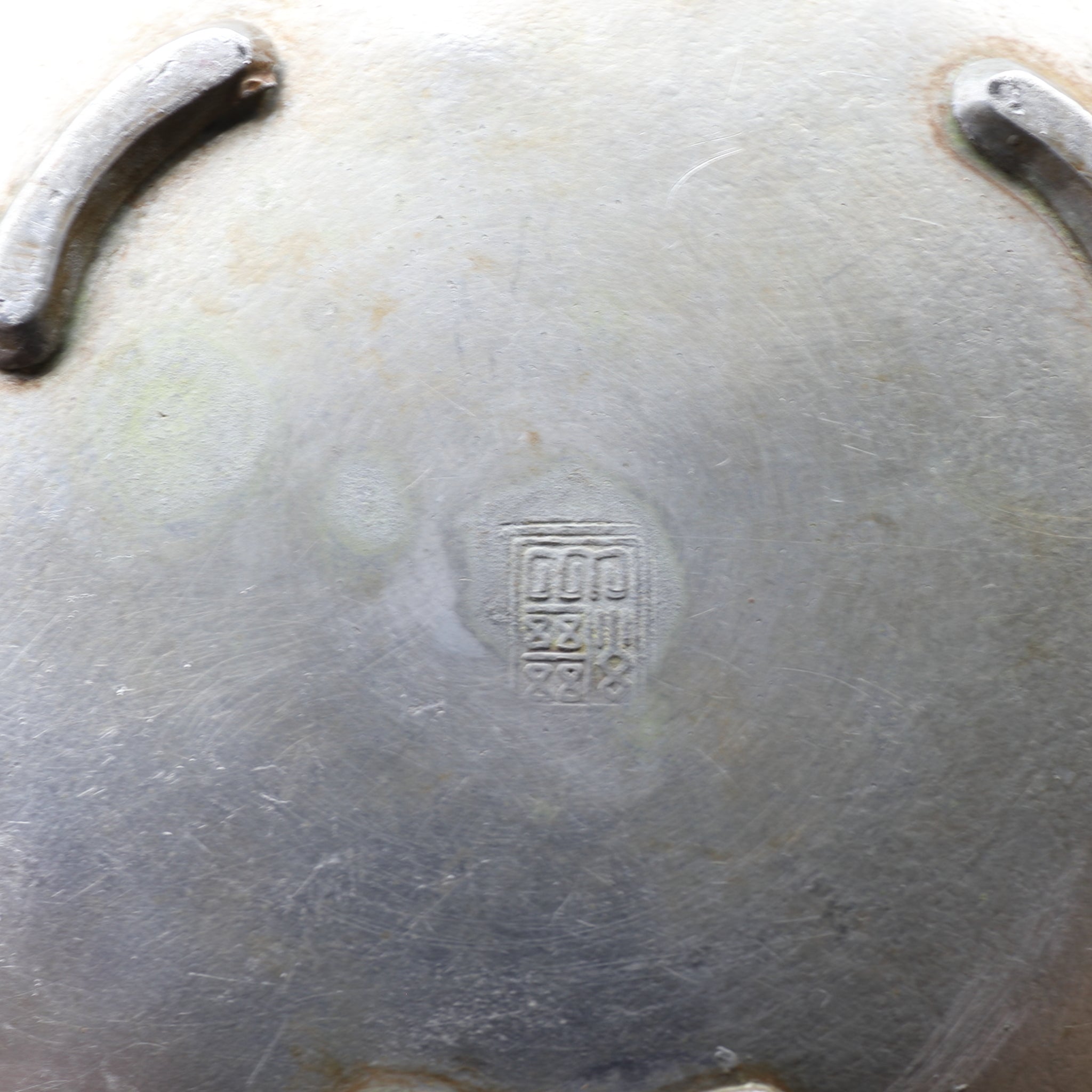 OLD LOBED-FLOWER-SHAPED TIN TEAPOT STAND, Qing Dynasty(1616–1911CE)