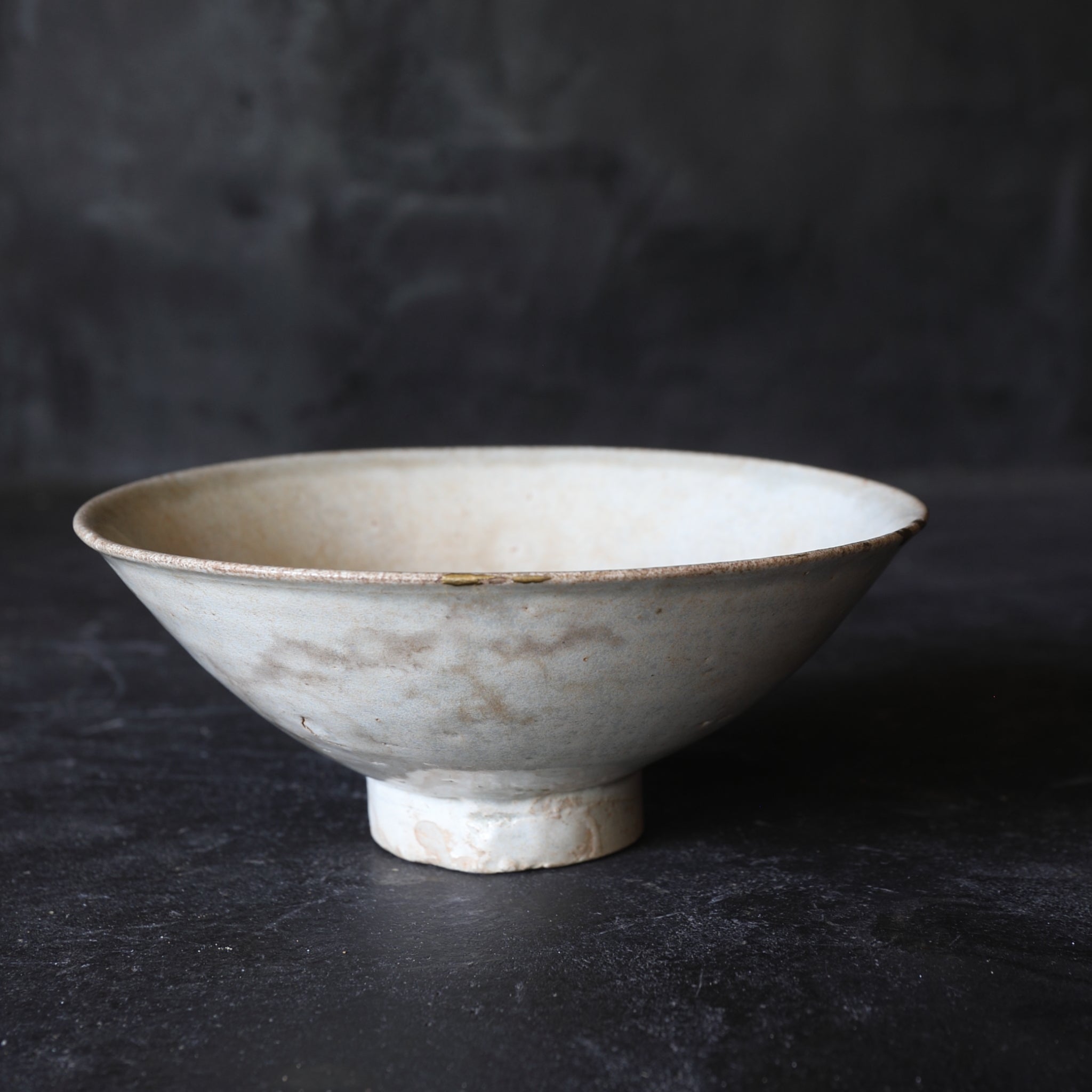 TAZÓN DE TÉ, Porcelana blanca, importación antigua, Dinastía Song(960–1279 d. C.)
