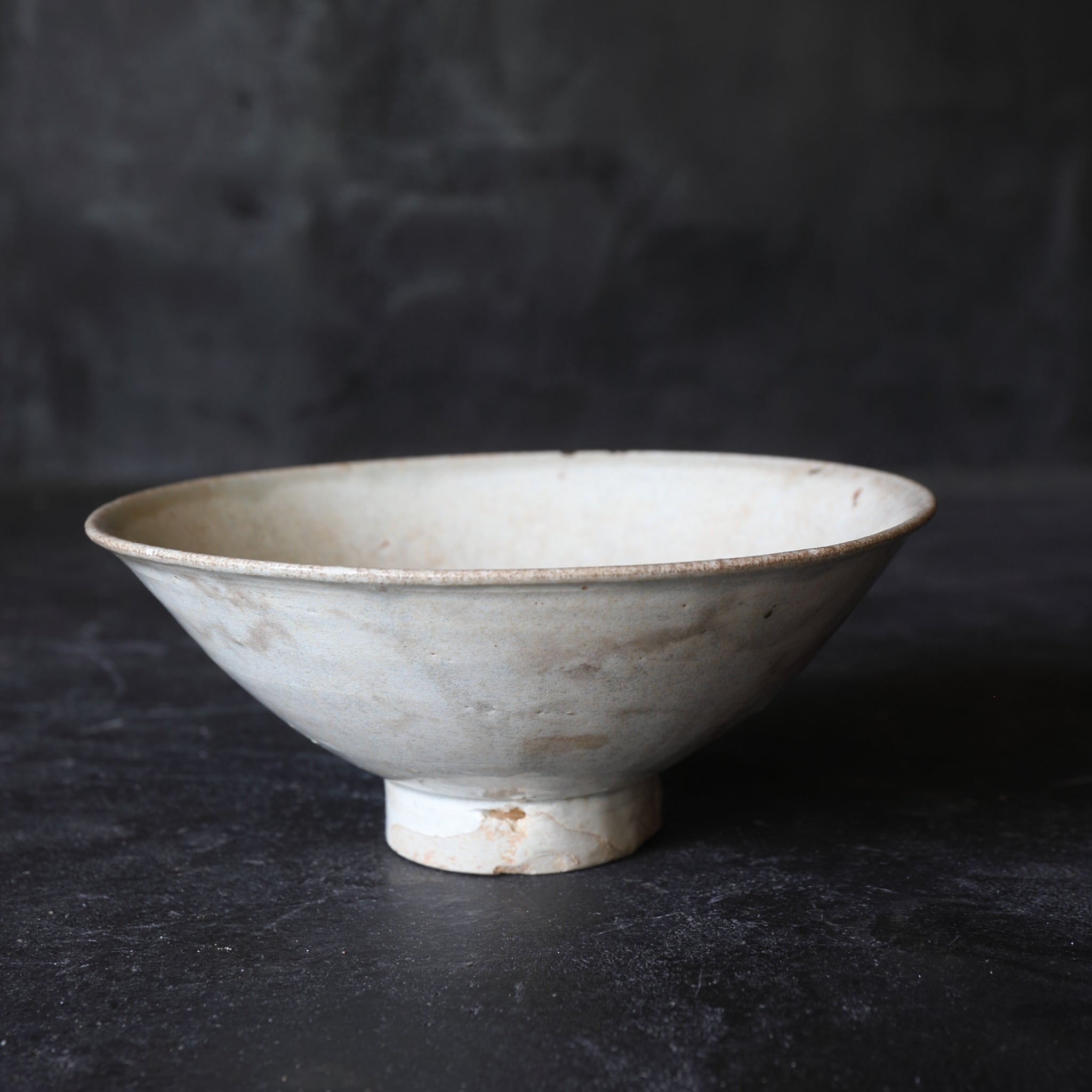 TAZÓN DE TÉ, Porcelana blanca, importación antigua, Dinastía Song(960–1279 d. C.)