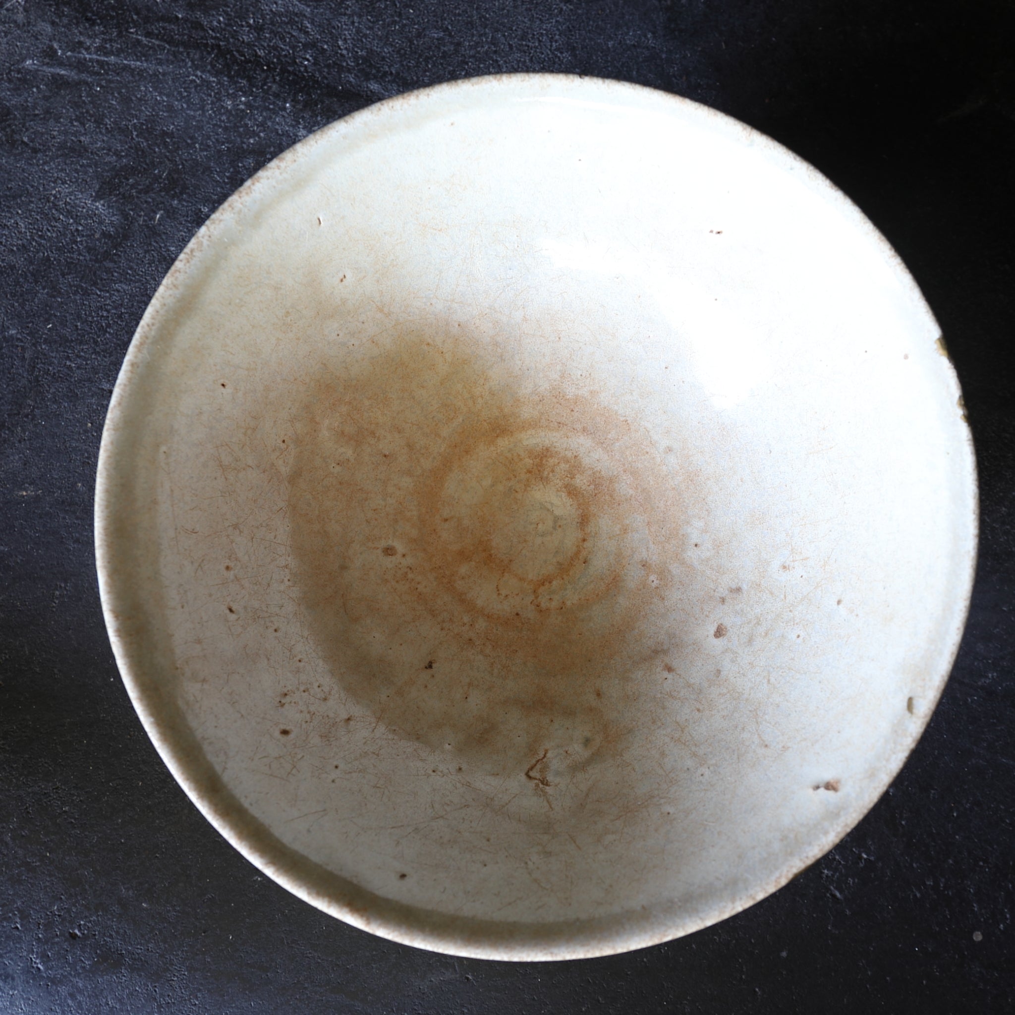 TAZÓN DE TÉ, Porcelana blanca, importación antigua, Dinastía Song(960–1279 d. C.)