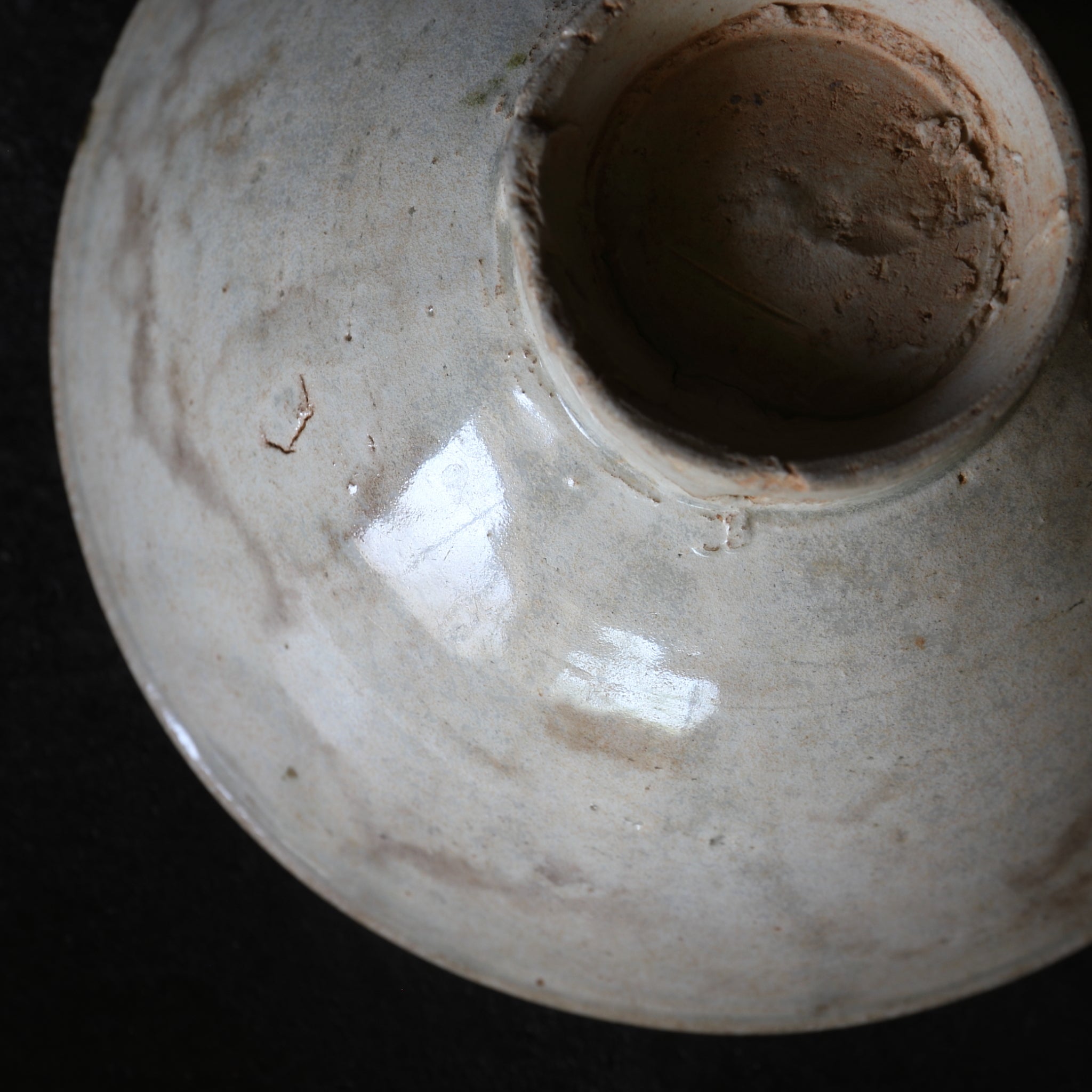 TAZÓN DE TÉ, Porcelana blanca, importación antigua, Dinastía Song(960–1279 d. C.)