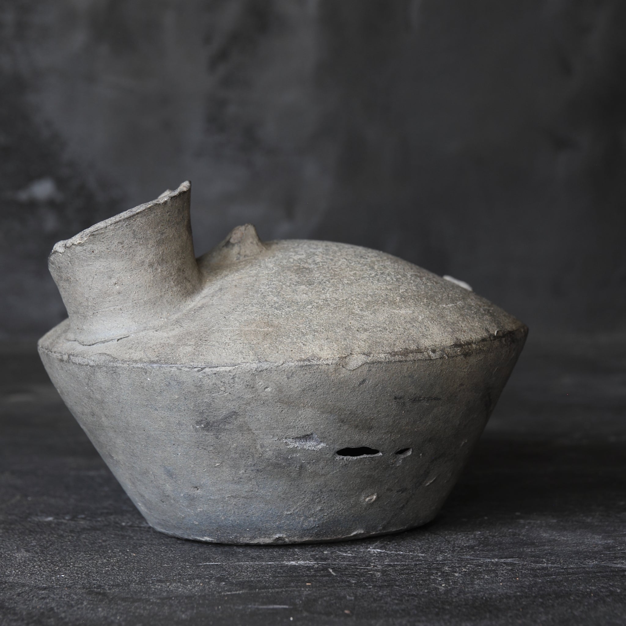FLACHFLASCHE, Sue-Keramik, Nara-Zeit(710–794 n. Chr.)