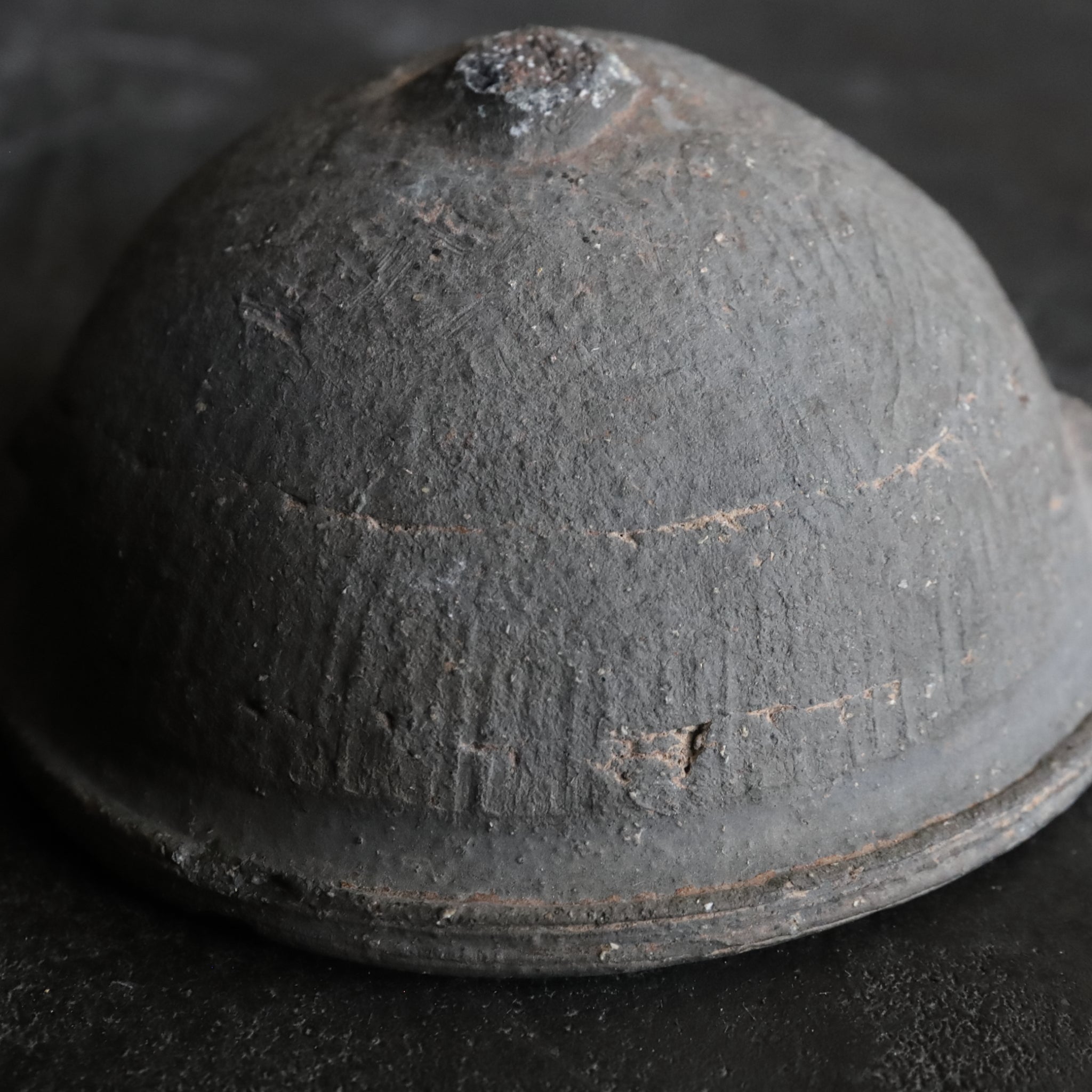 CUENCO CON DOS ASAS, Cerámica Sue, con base anular, Período Nara(710–794 d. C.)