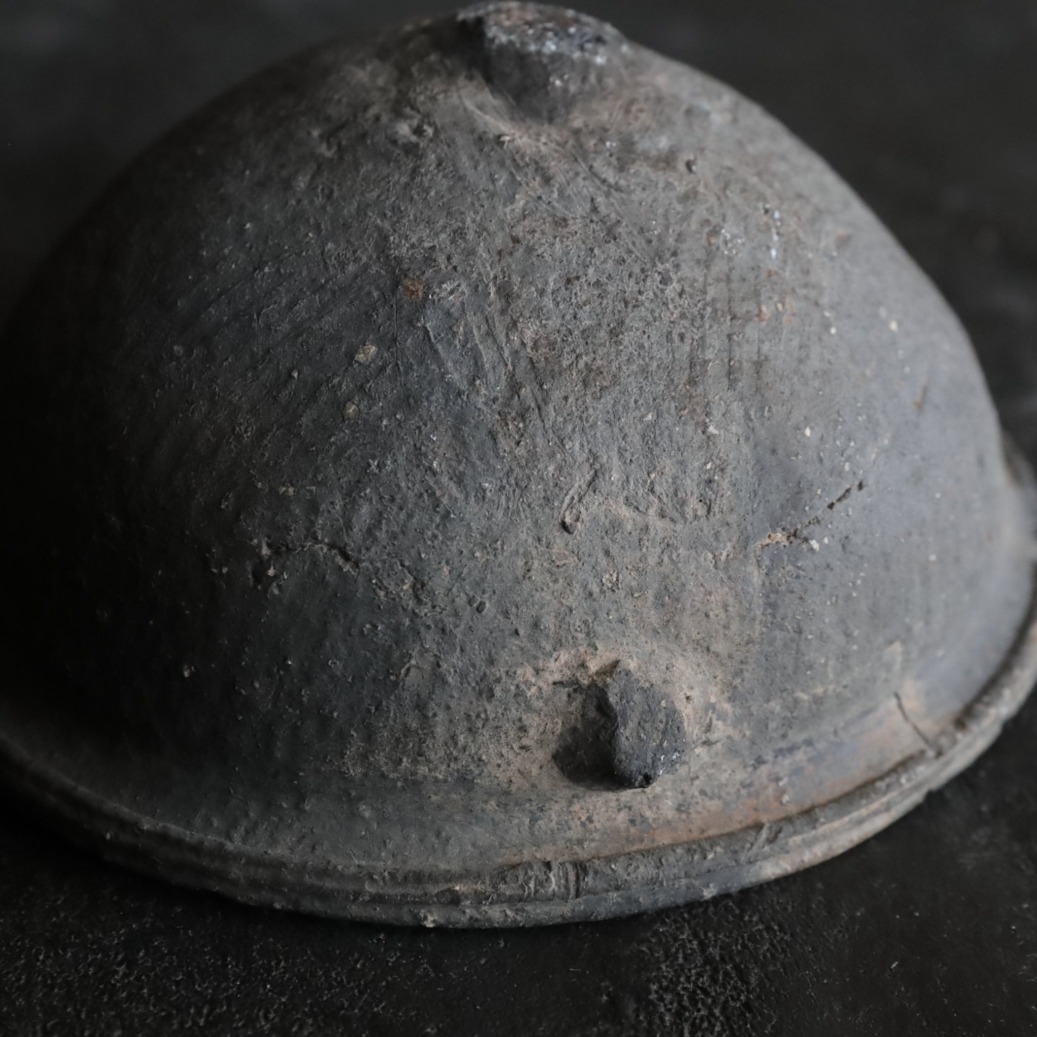 CUENCO CON DOS ASAS, Cerámica Sue, con base anular, Período Nara(710–794 d. C.)