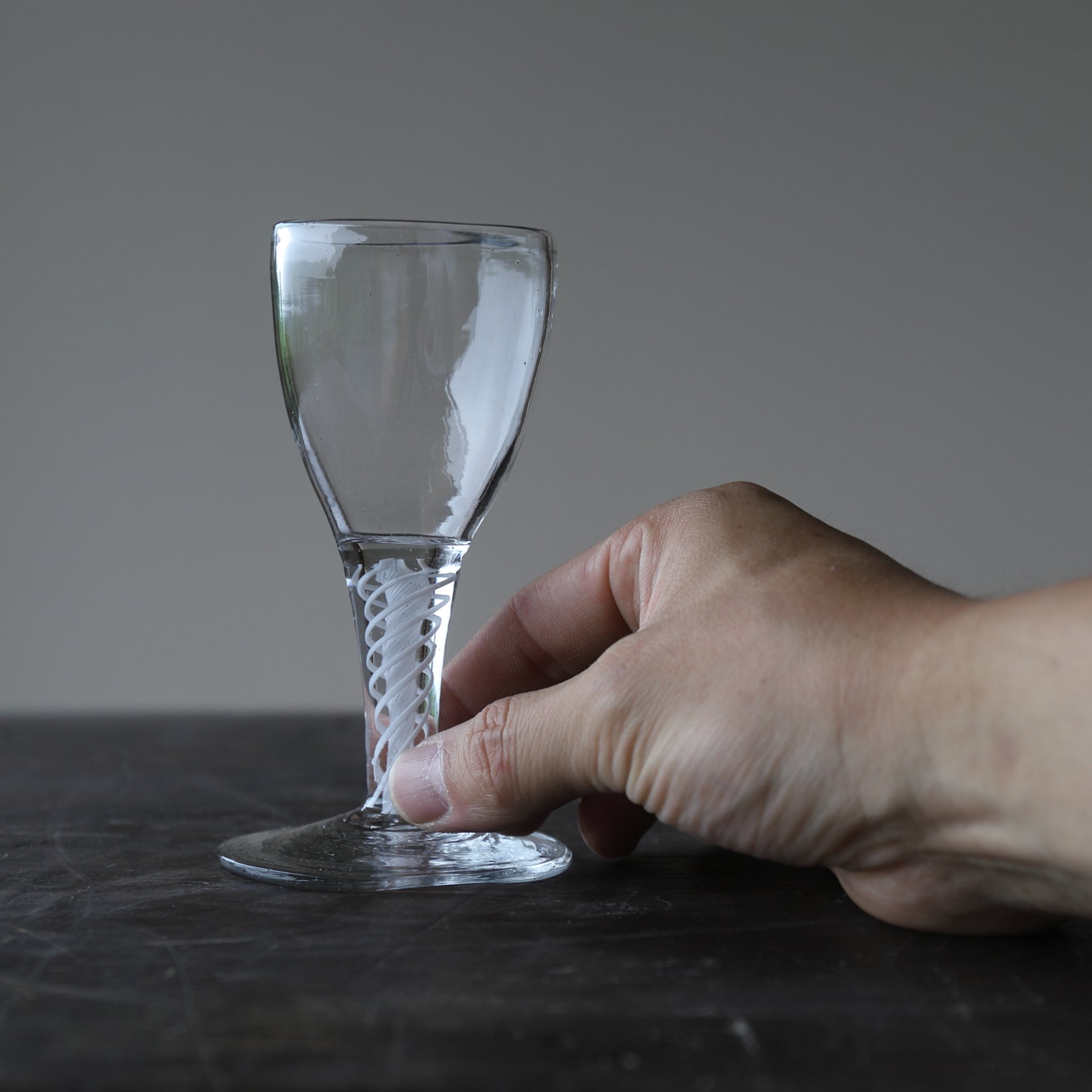 TWIST-STEMMED GLASS, Italian, 19th century, Early Modern Period(16th–19th centuries)