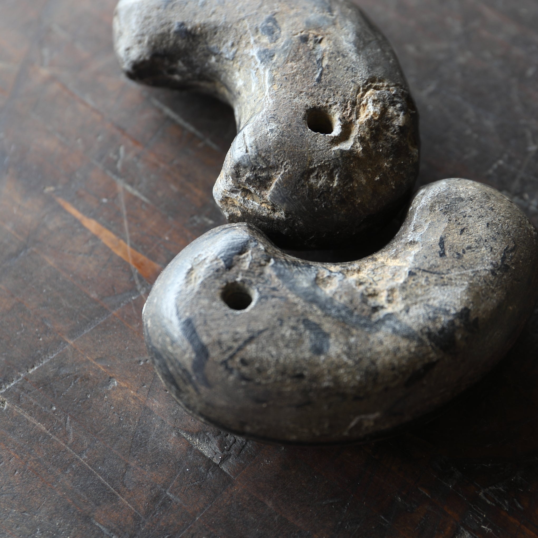 CUENTA MAGATAMA DE TALCO, Par, Período Kofun(250–581 d. C.)