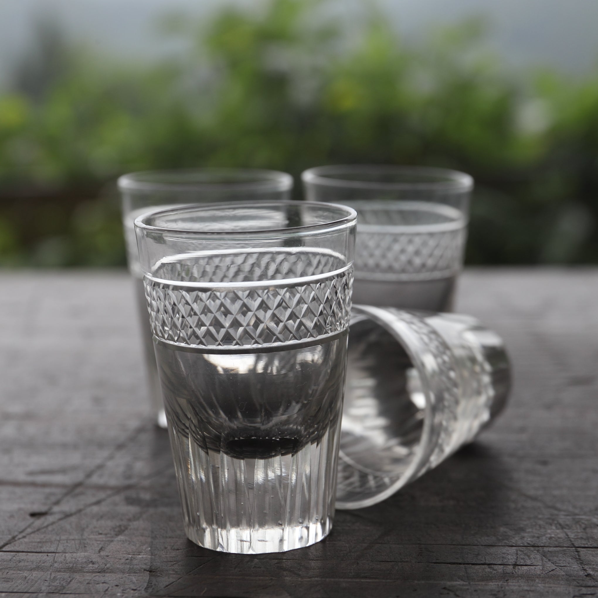 DRINKING GLASS, Set of 5, Meiji Period(1868–1912CE)