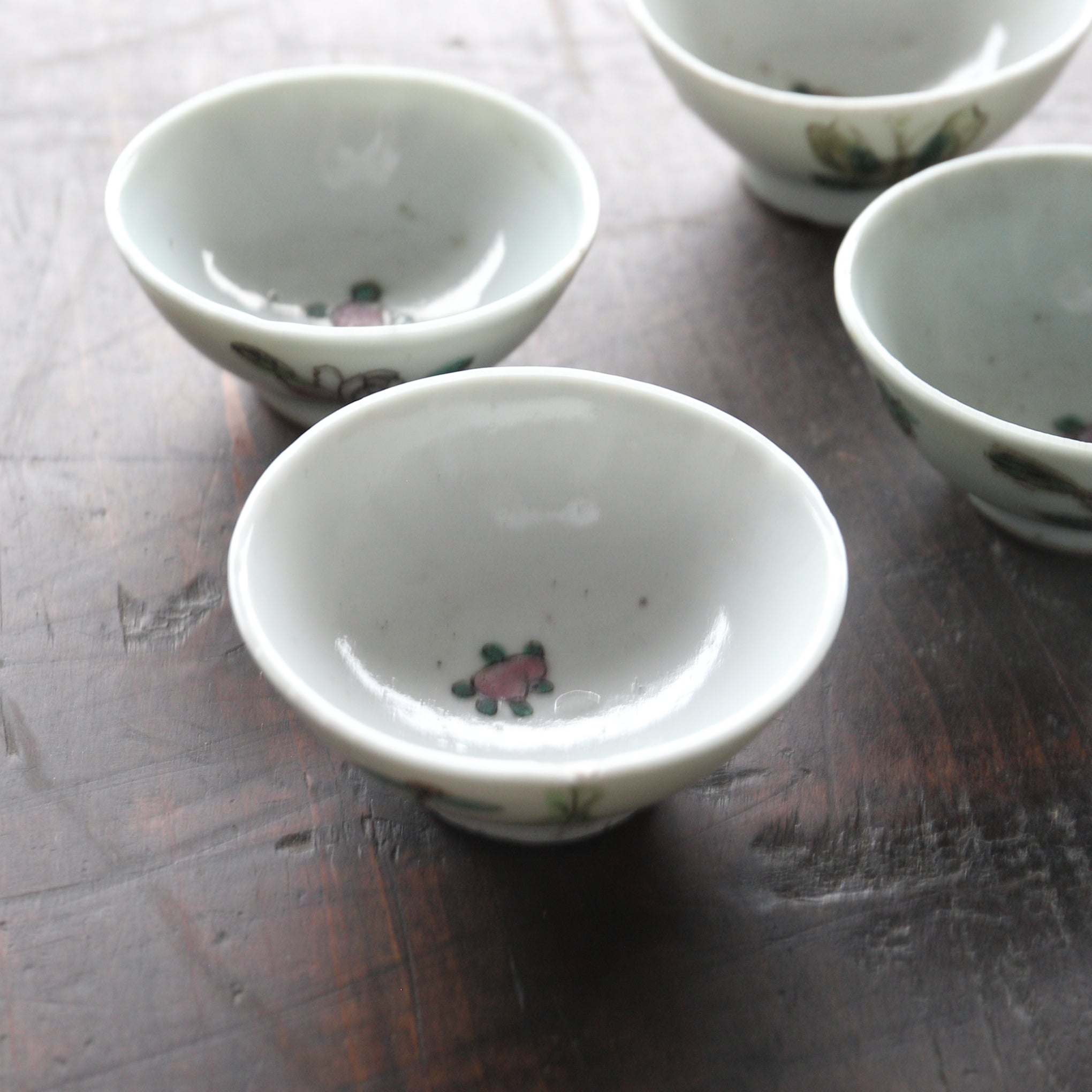 TEETASSE, 5er-set, Qing-Dynastie(1616–1911 n. Chr.)