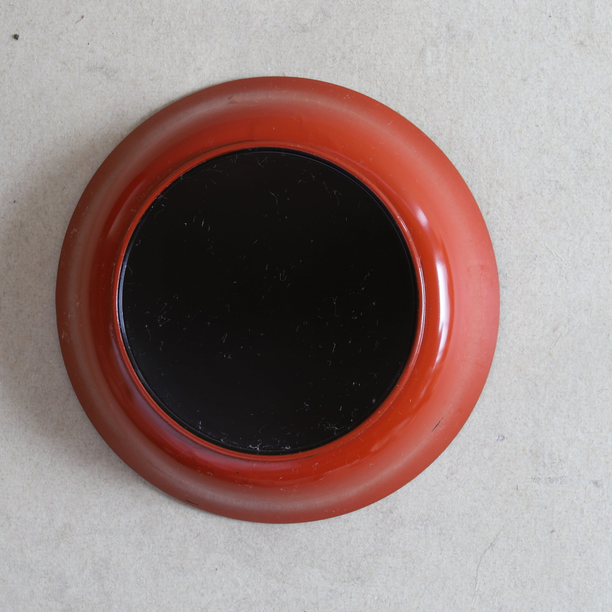 BOL PARA DULCES, Lacado antiguo con pintura de caqui, juego de 10, Período Taisho(1912–1926 d. C.)