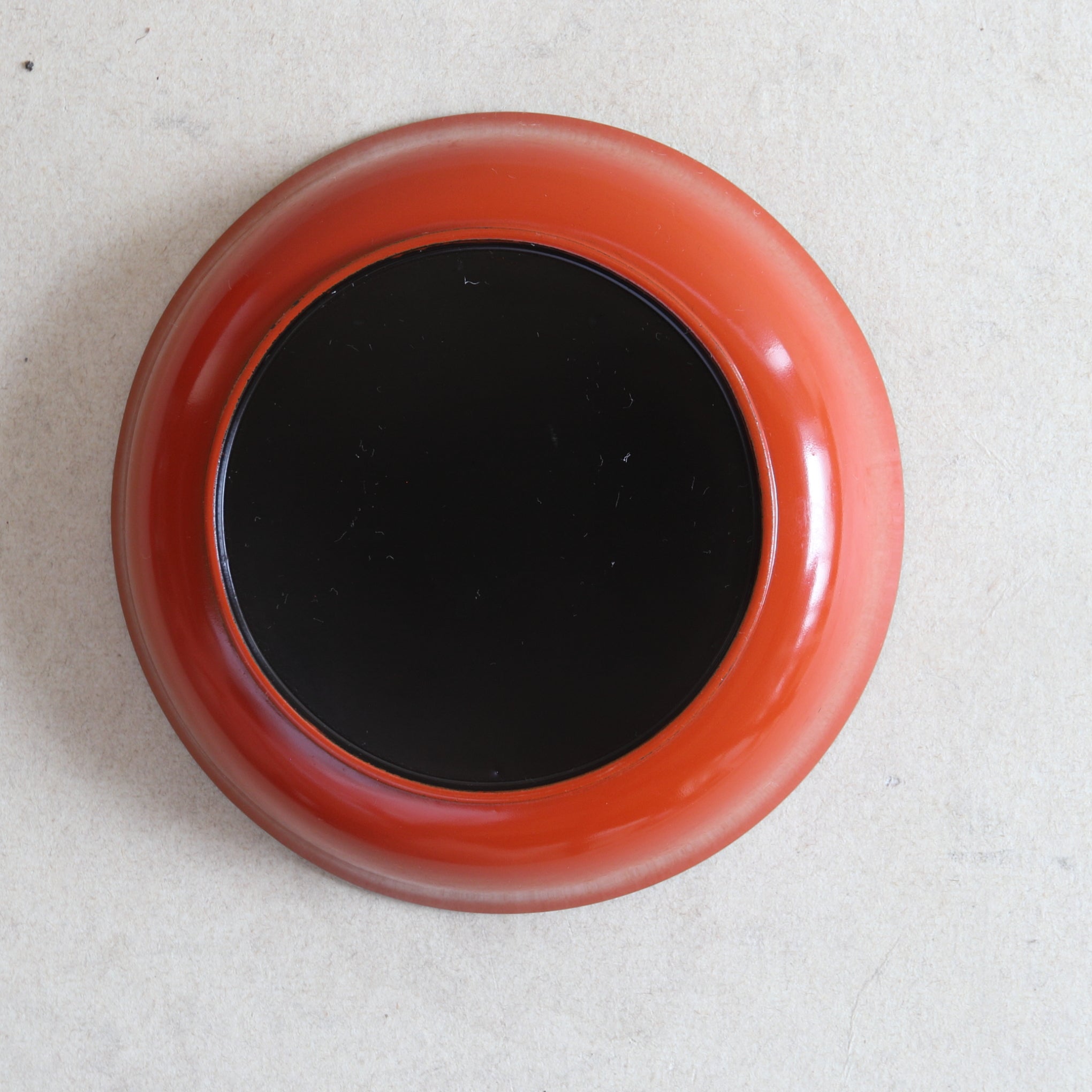 BOL PARA DULCES, Lacado antiguo con pintura de caqui, juego de 10, Período Taisho(1912–1926 d. C.)