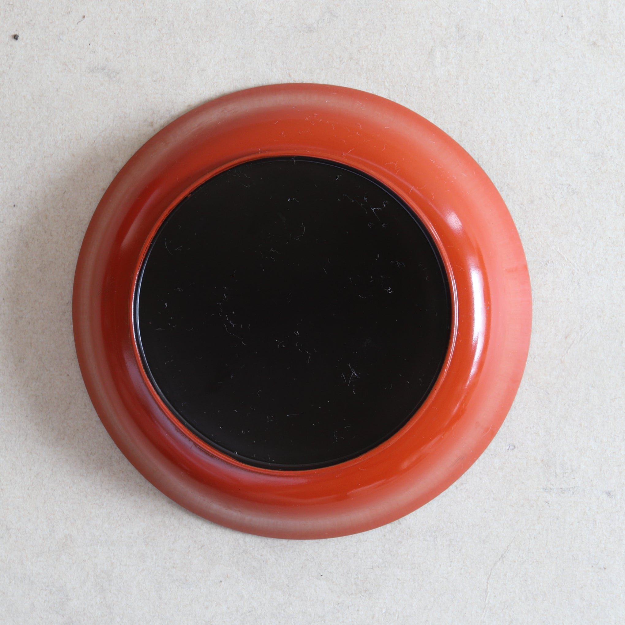 BOL PARA DULCES, Lacado antiguo con pintura de caqui, juego de 10, Período Taisho(1912–1926 d. C.)