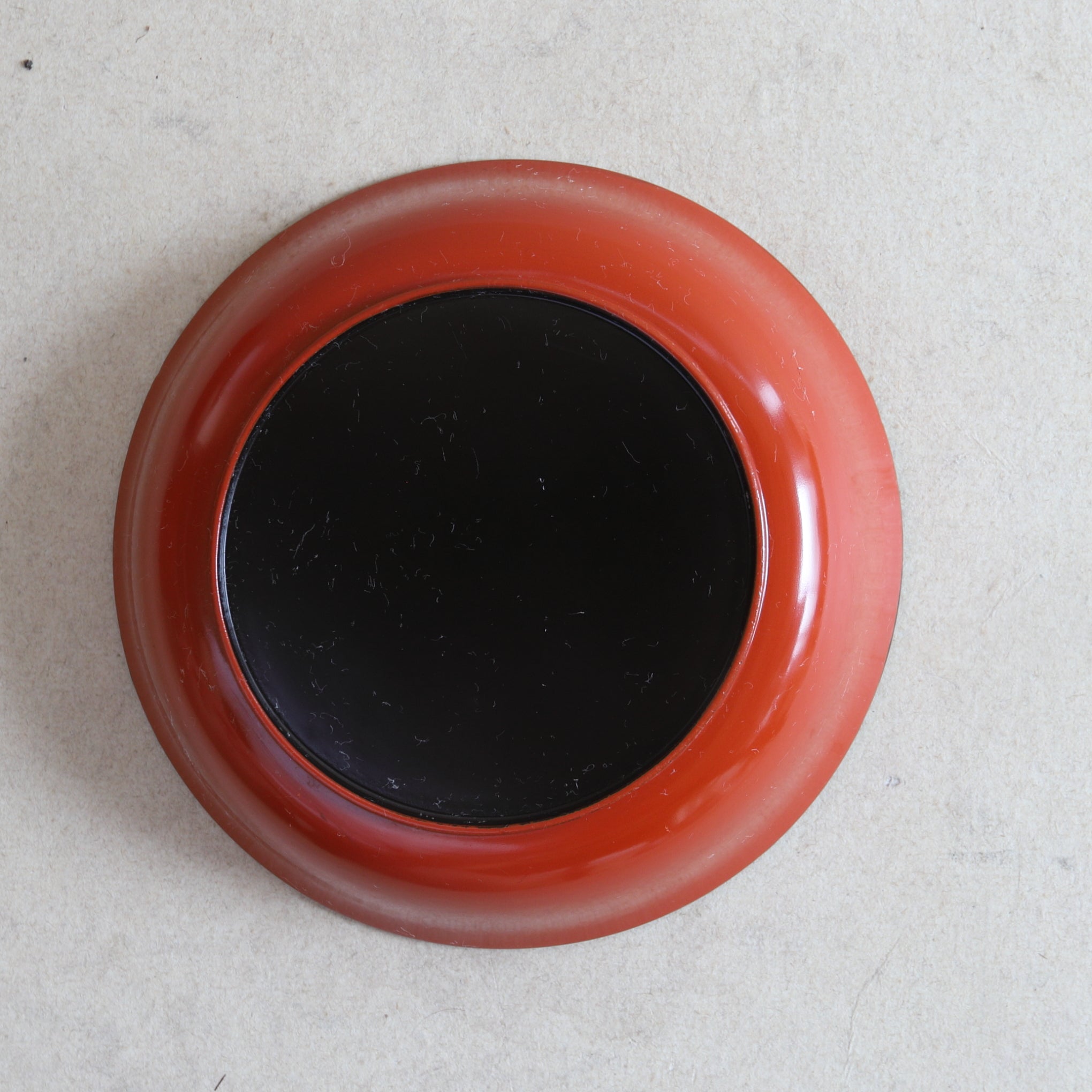 BOL PARA DULCES, Lacado antiguo con pintura de caqui, juego de 10, Período Taisho(1912–1926 d. C.)