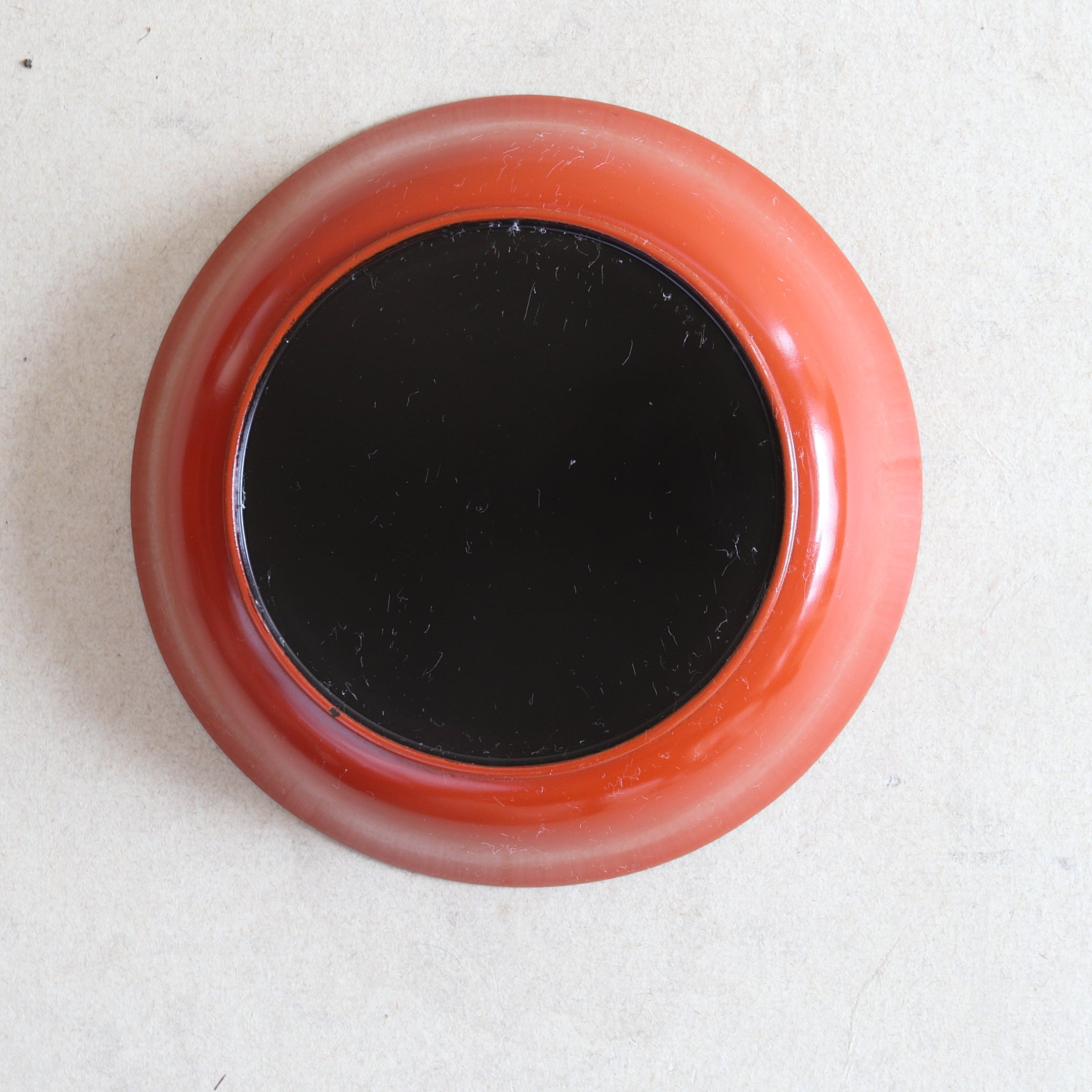 BOL PARA DULCES, Lacado antiguo con pintura de caqui, juego de 10, Período Taisho(1912–1926 d. C.)
