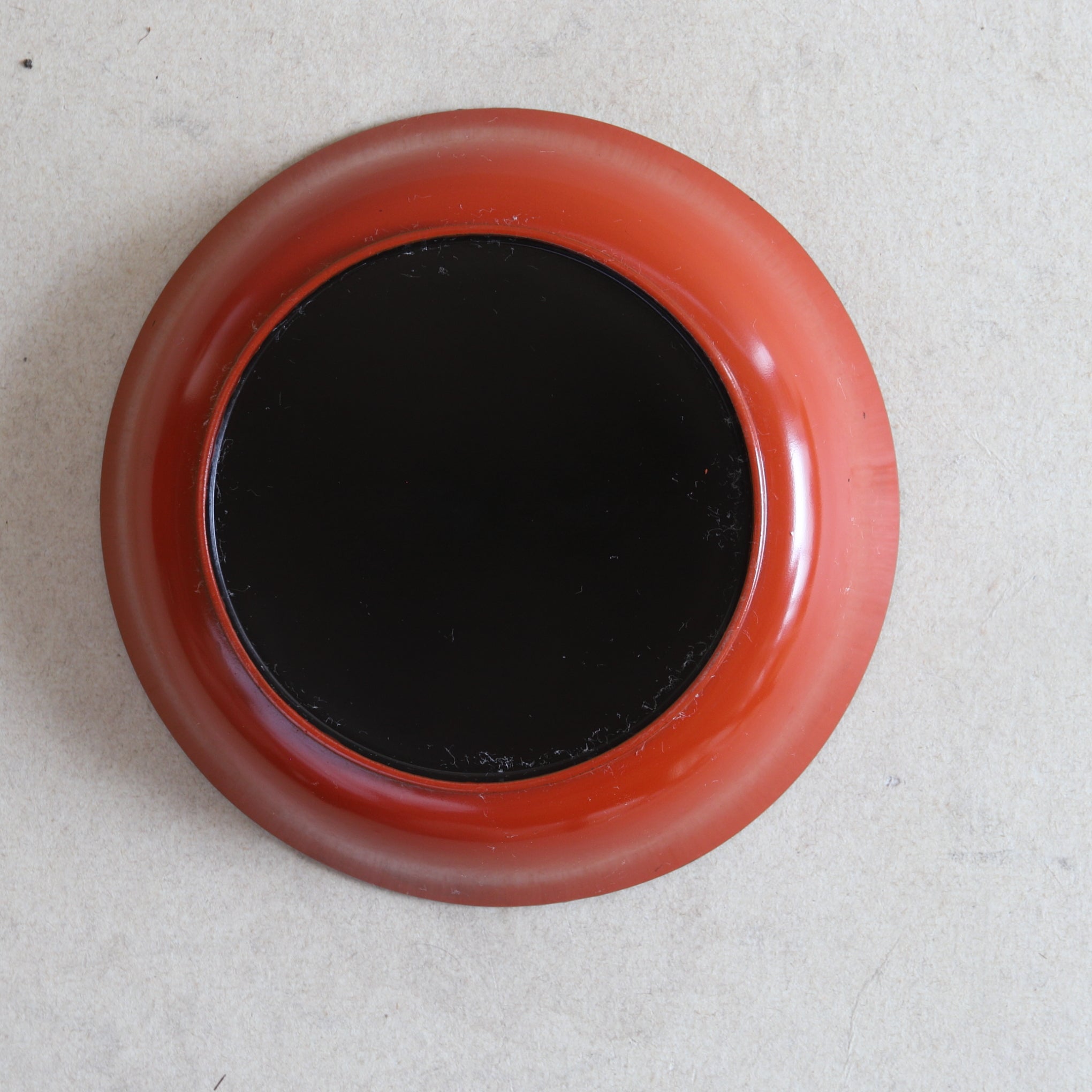 BOL PARA DULCES, Lacado antiguo con pintura de caqui, juego de 10, Período Taisho(1912–1926 d. C.)
