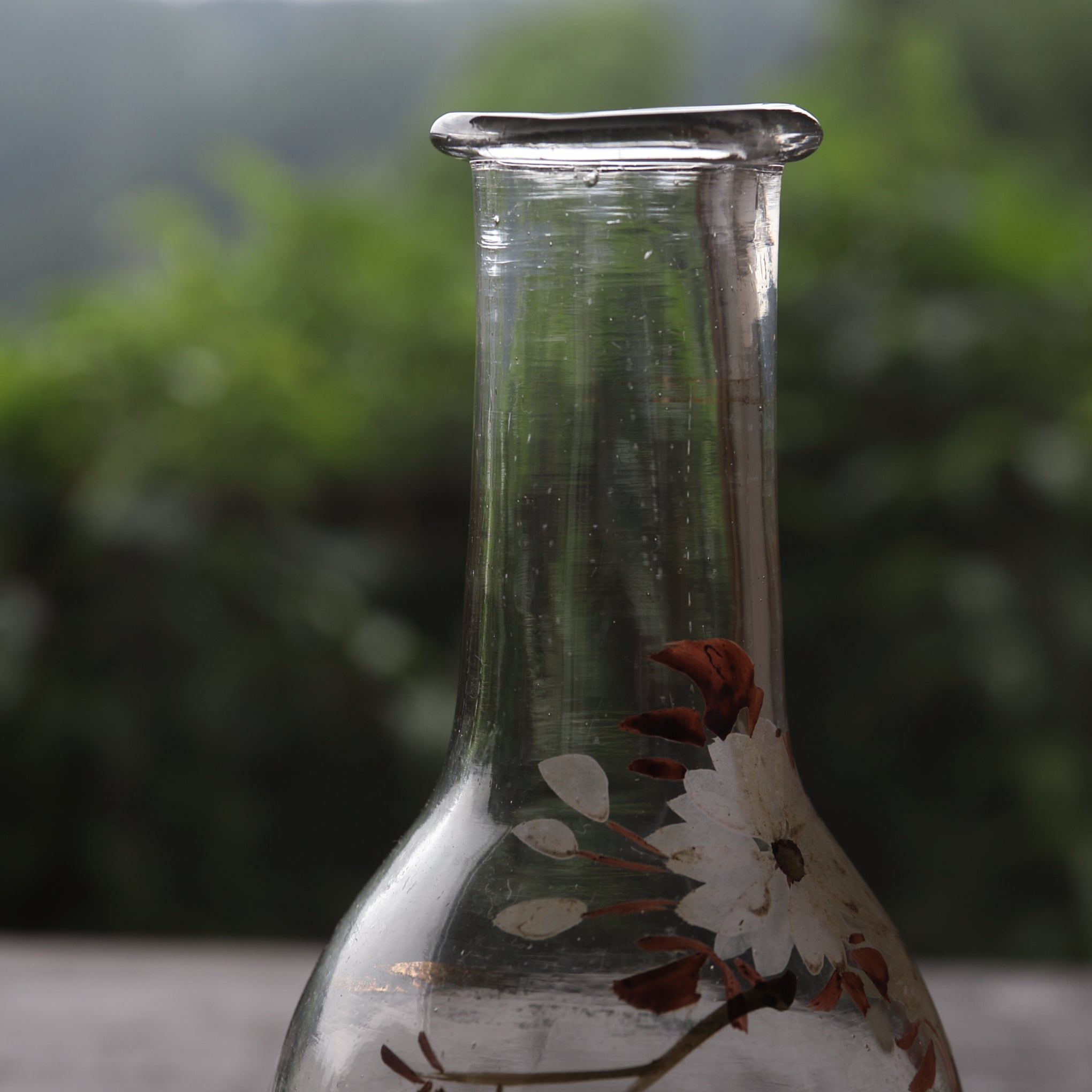珐琅彩绘玻璃酒瓶(大正时期, 公元1912年–1926年)