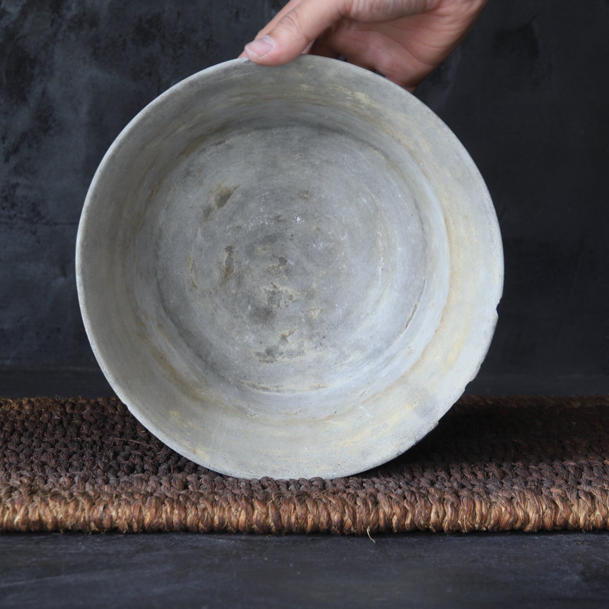 LARGE BOWL, Sue Ware, mino stamp, Nara Period(710–794CE)