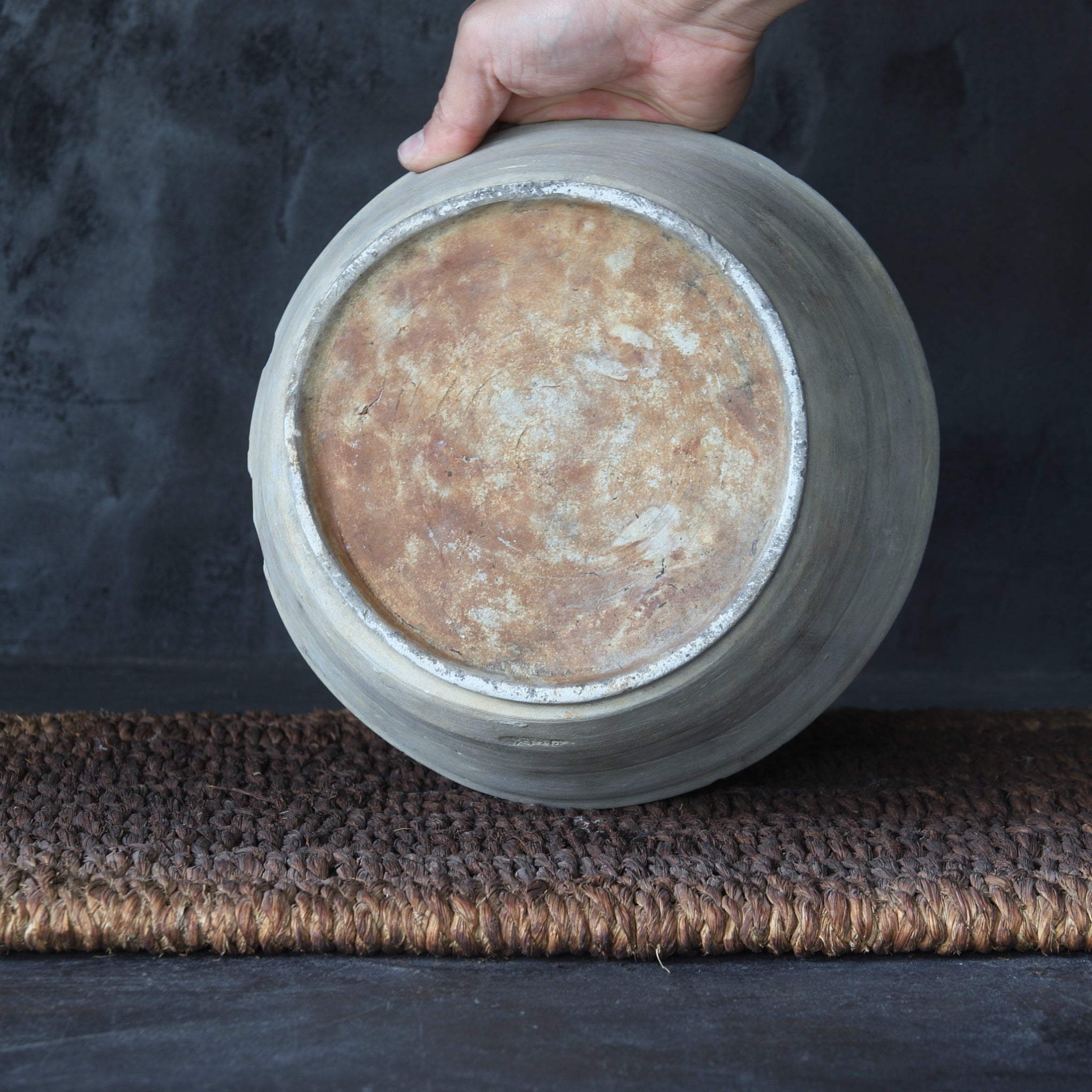LARGE BOWL, Sue Ware, mino stamp, Nara Period(710–794CE)