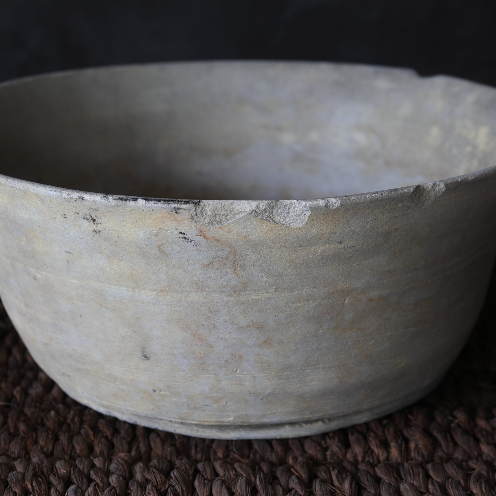 LARGE BOWL, Sue Ware, mino stamp, Nara Period(710–794CE)