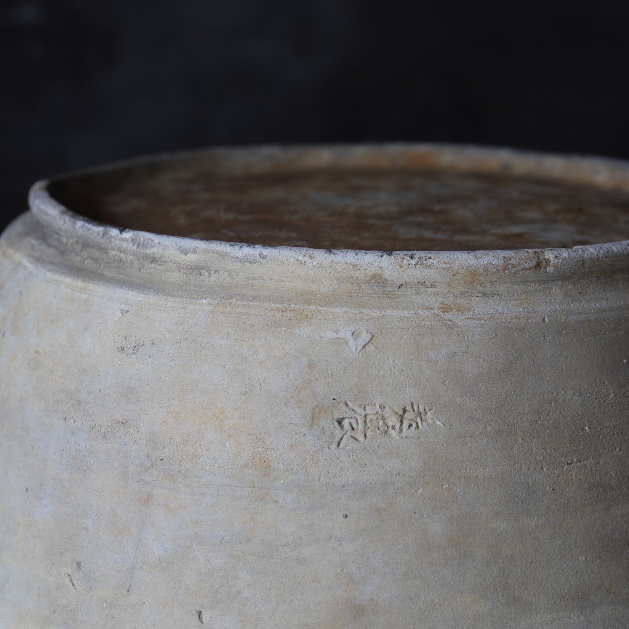 LARGE BOWL, Sue Ware, mino stamp, Nara Period(710–794CE)