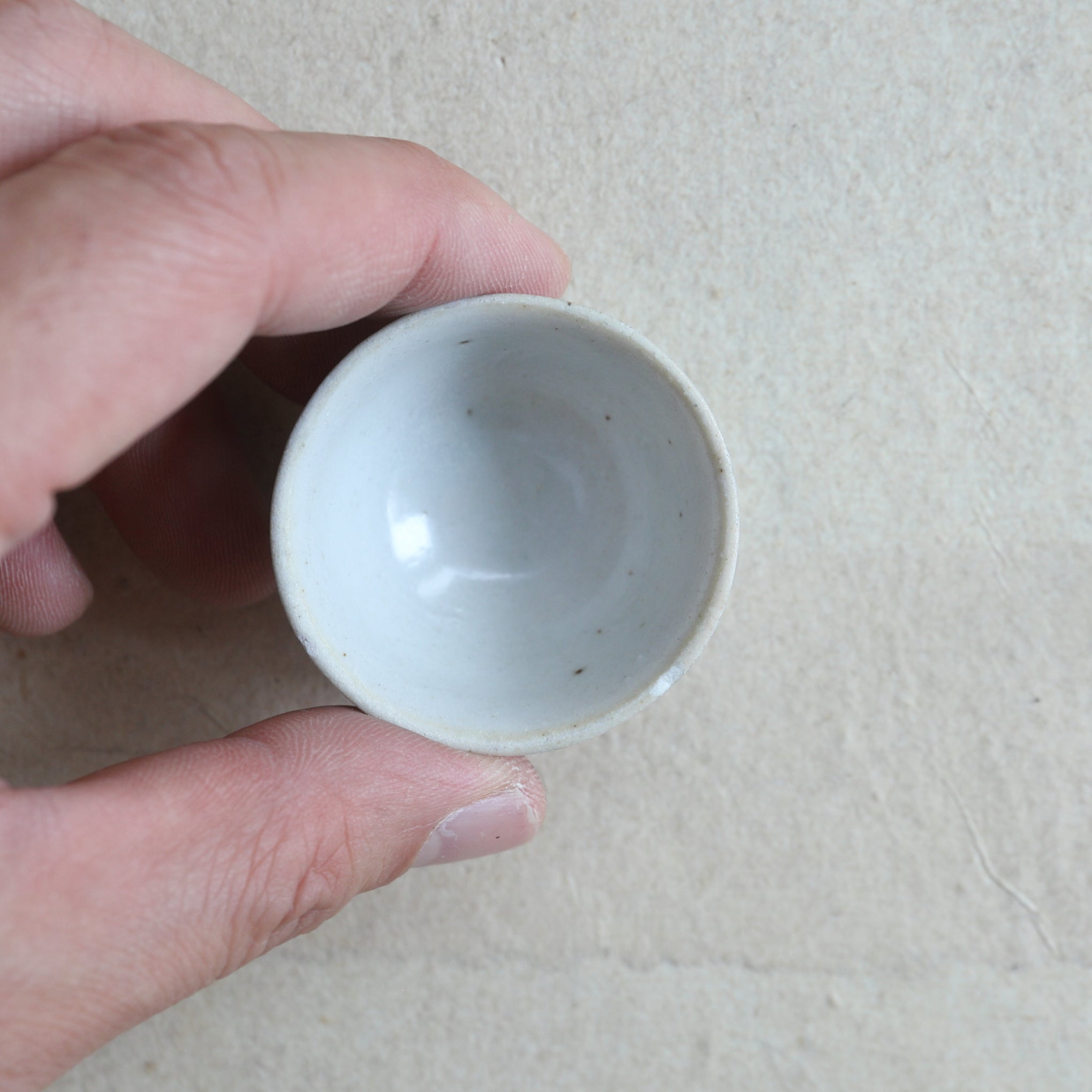 TEA CUP, With underglaze blue grass design, set of 10, Ming Dynasty(1368–1644CE)