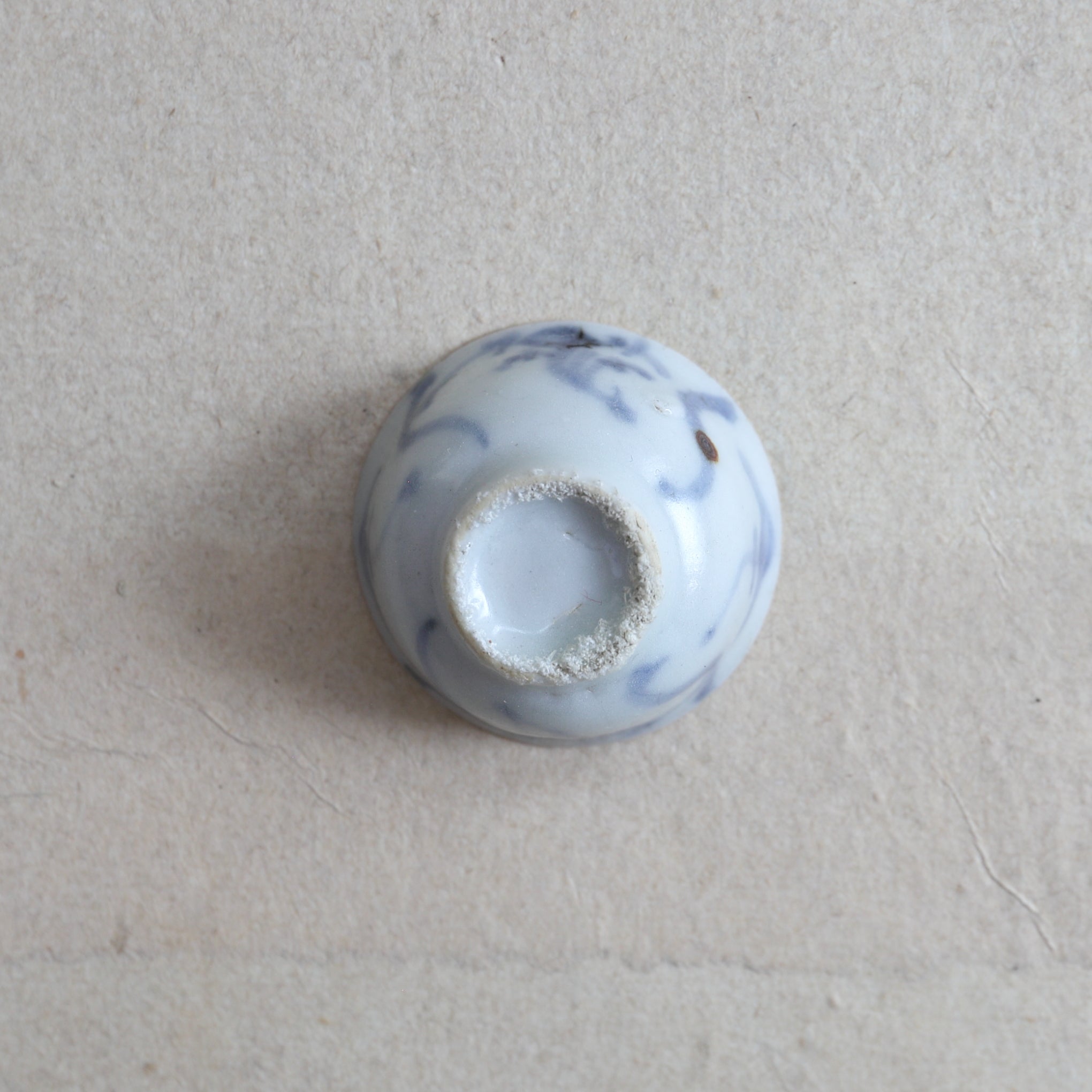TEA CUP, With underglaze blue grass design, set of 10, Ming Dynasty(1368–1644CE)