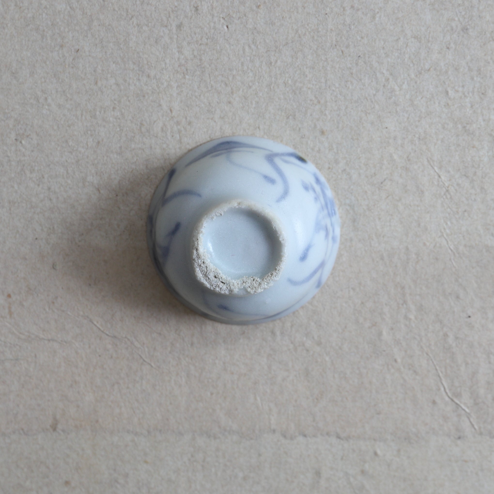 TEA CUP, With underglaze blue grass design, set of 10, Ming Dynasty(1368–1644CE)