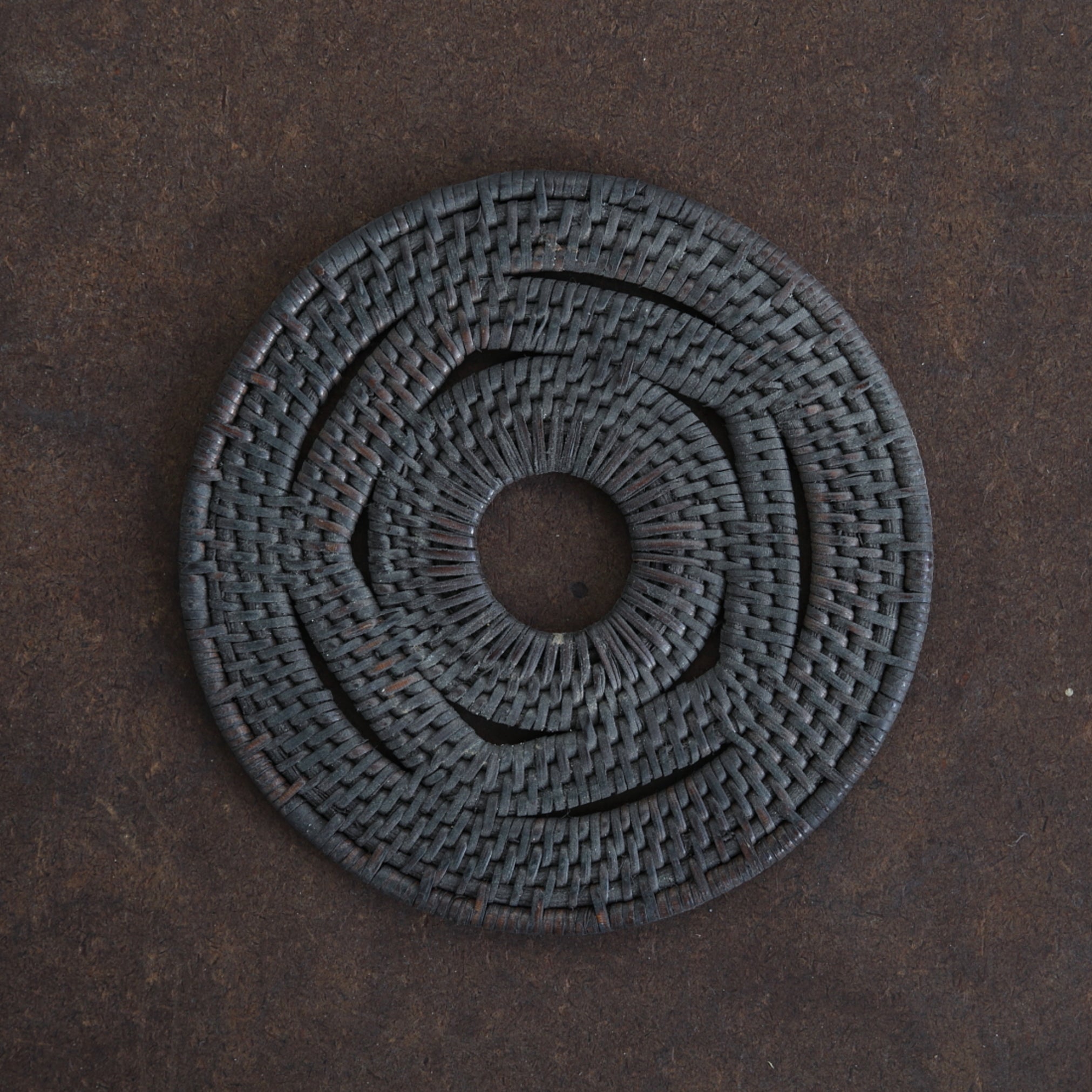 SOPORTE DE TETERA DE RATÁN, Utensilios de té sencha