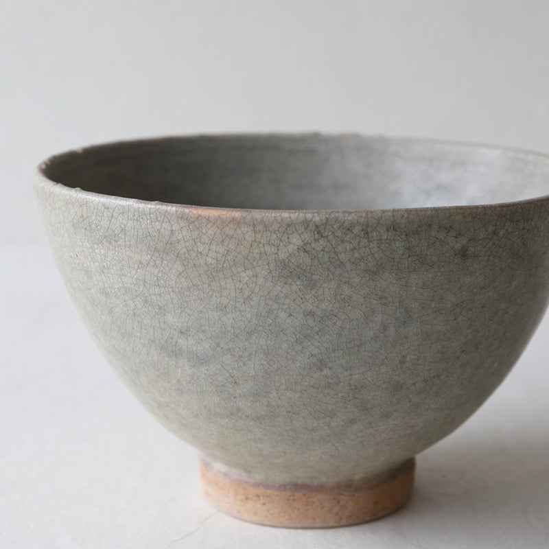 クメール灰釉茶碗 c 12-16世紀