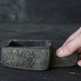 中世の石製オイルランプ  12-16世紀