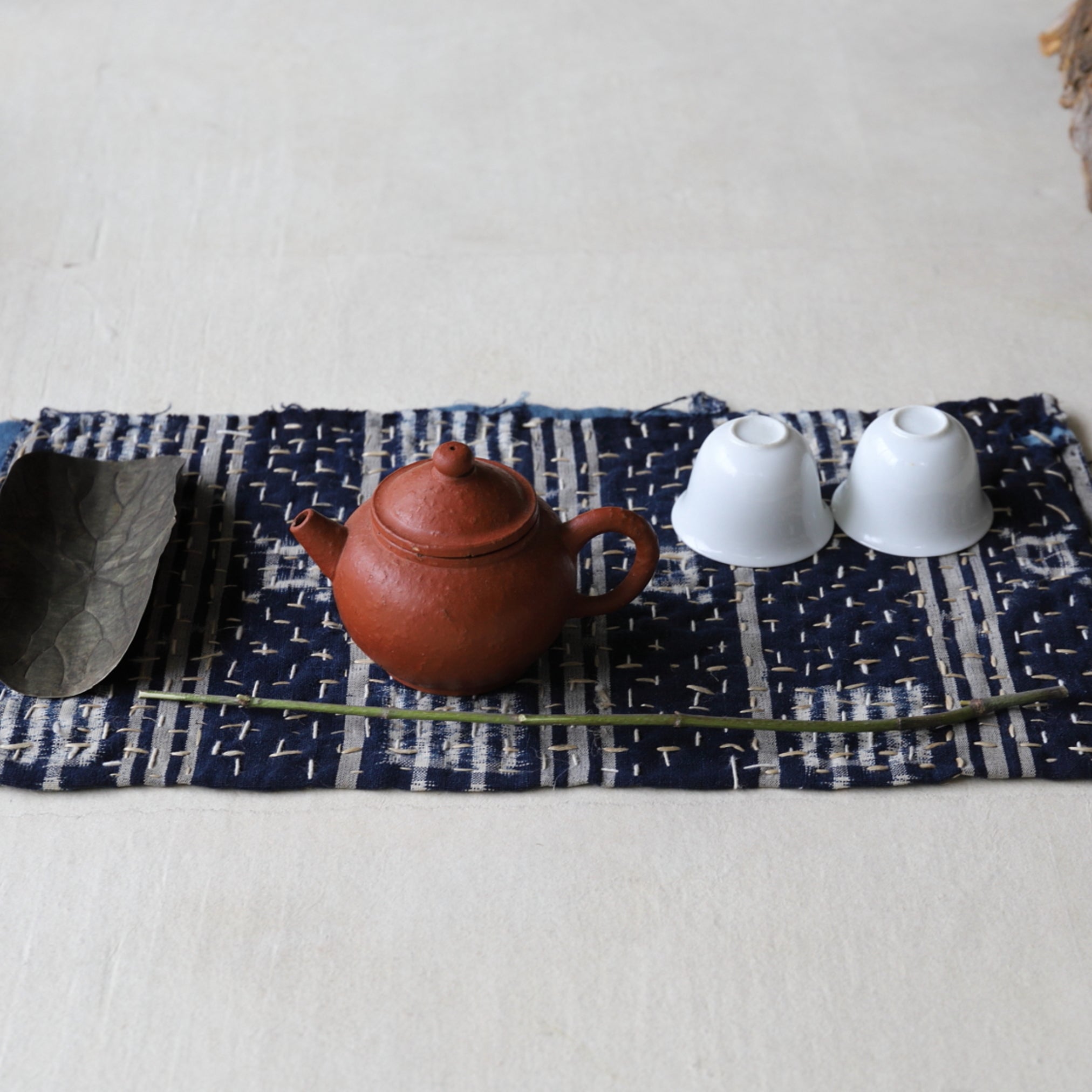 TISSU À THÉ DE VOYAGE, c3, Période Meiji–Taisho(1868–1926 apr. J.-C.)