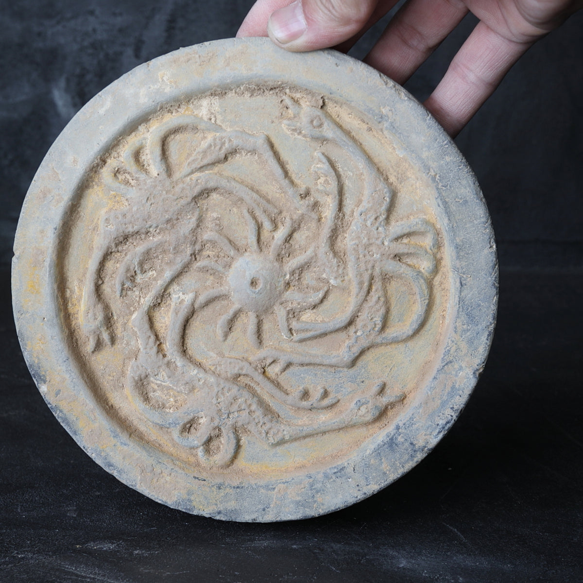 高麗時代 瓦残欠（918–1392 CE） | 入蘆花（ロカニイル）