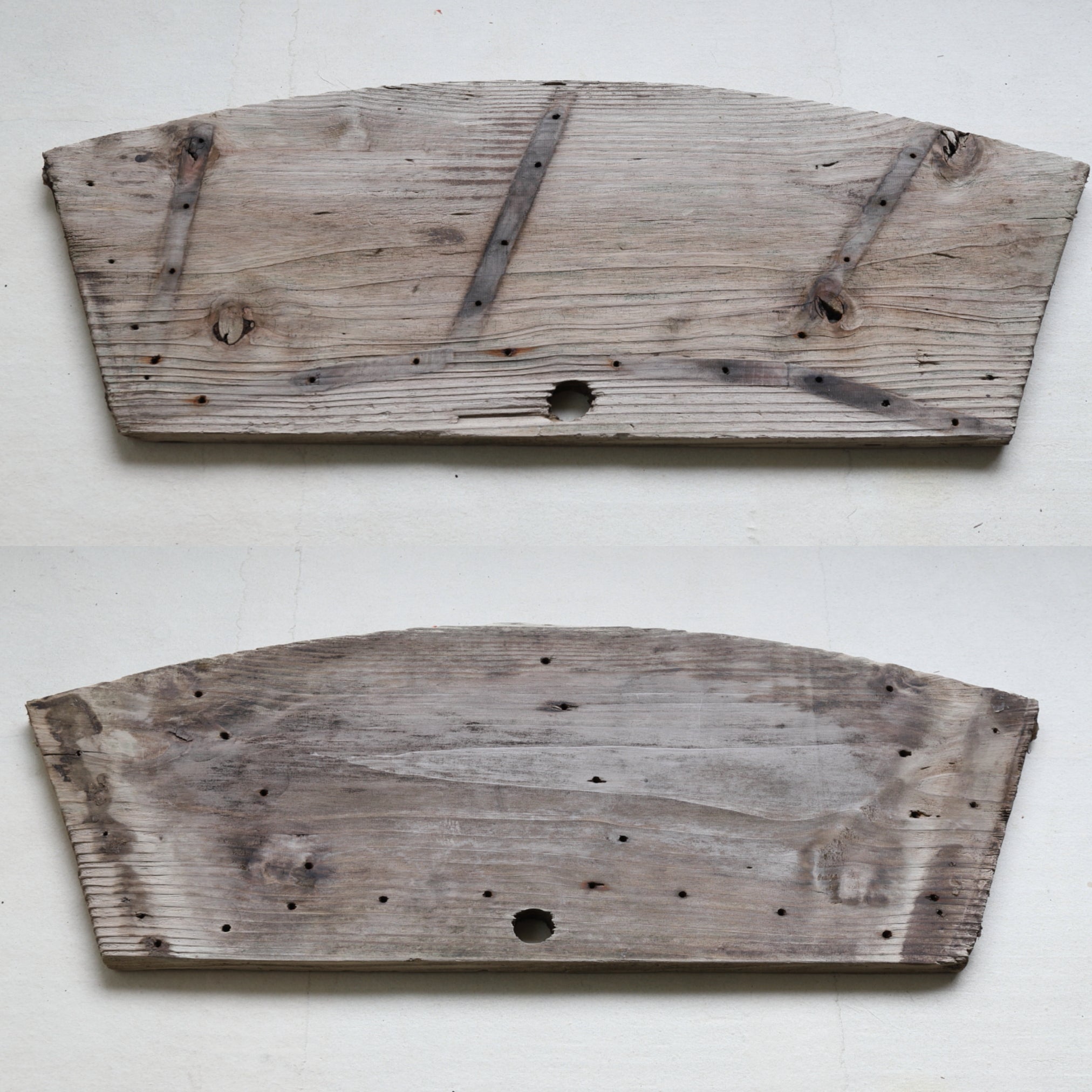 VIEILLE PLANCHE DE ROUE À AUBES, Matériau ancien, a4, Période Meiji(1868–1912 apr. J.-C.)