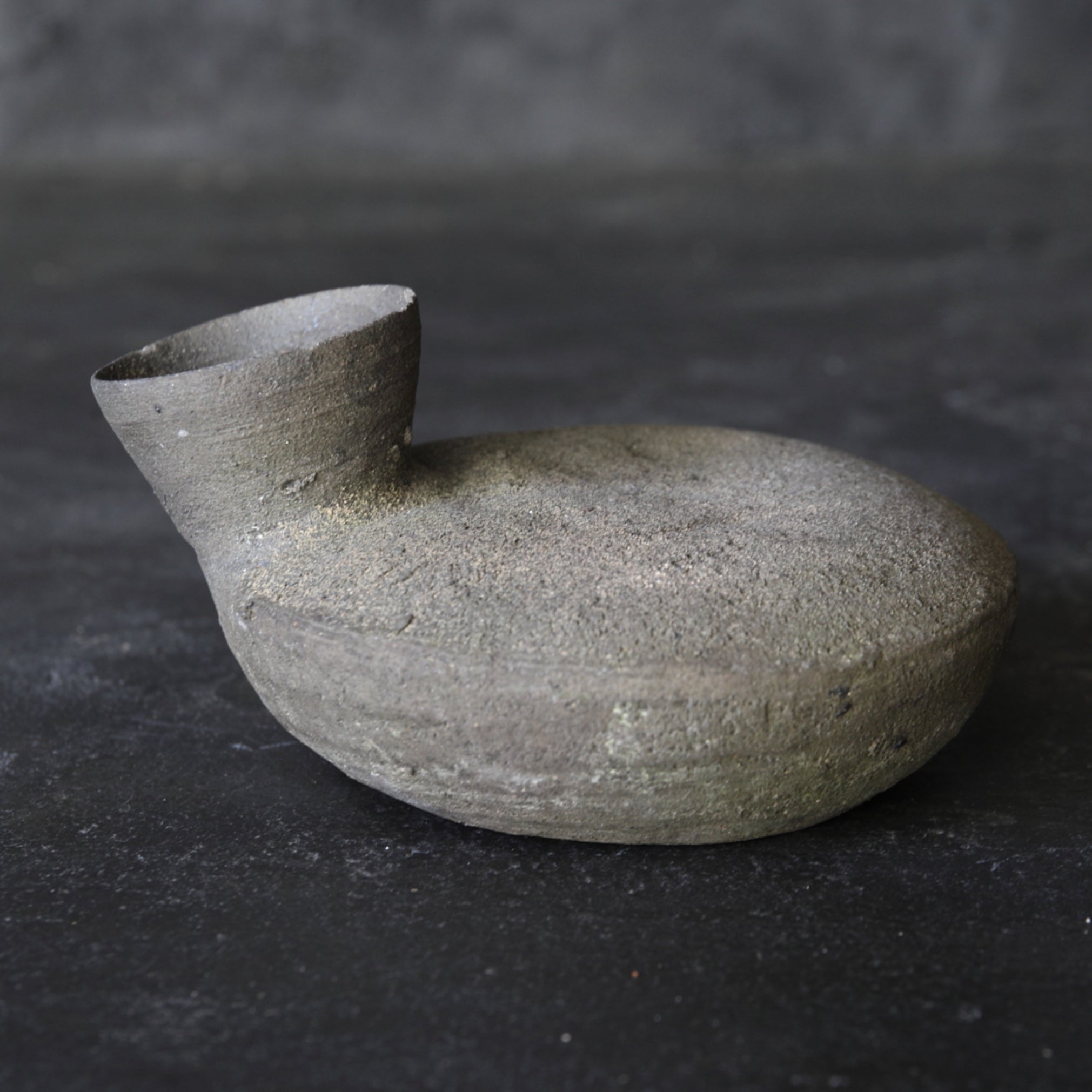 SMALL FLAT BOTTLE, Sue Ware, Nara Period(710–794CE)