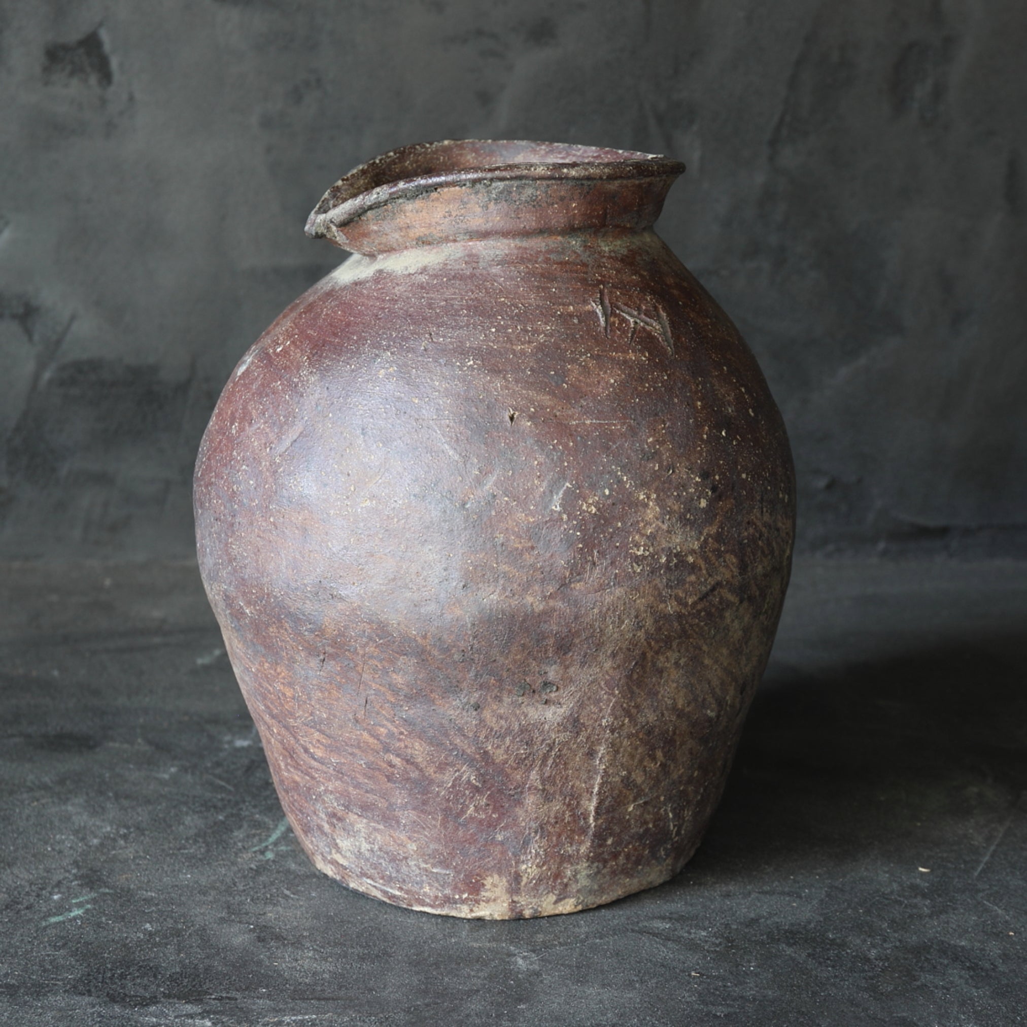 MISSHAPEN JAR, Ko-Tokoname, Muromachi Period(1336–1573CE)