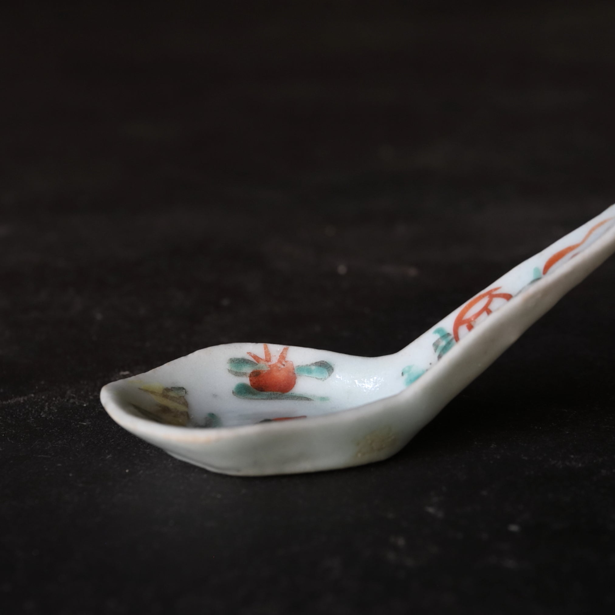 CUCCHIAIO DA ZUPPA CINESE, a4, Dinastia Qing(1616–1911 d.C.)