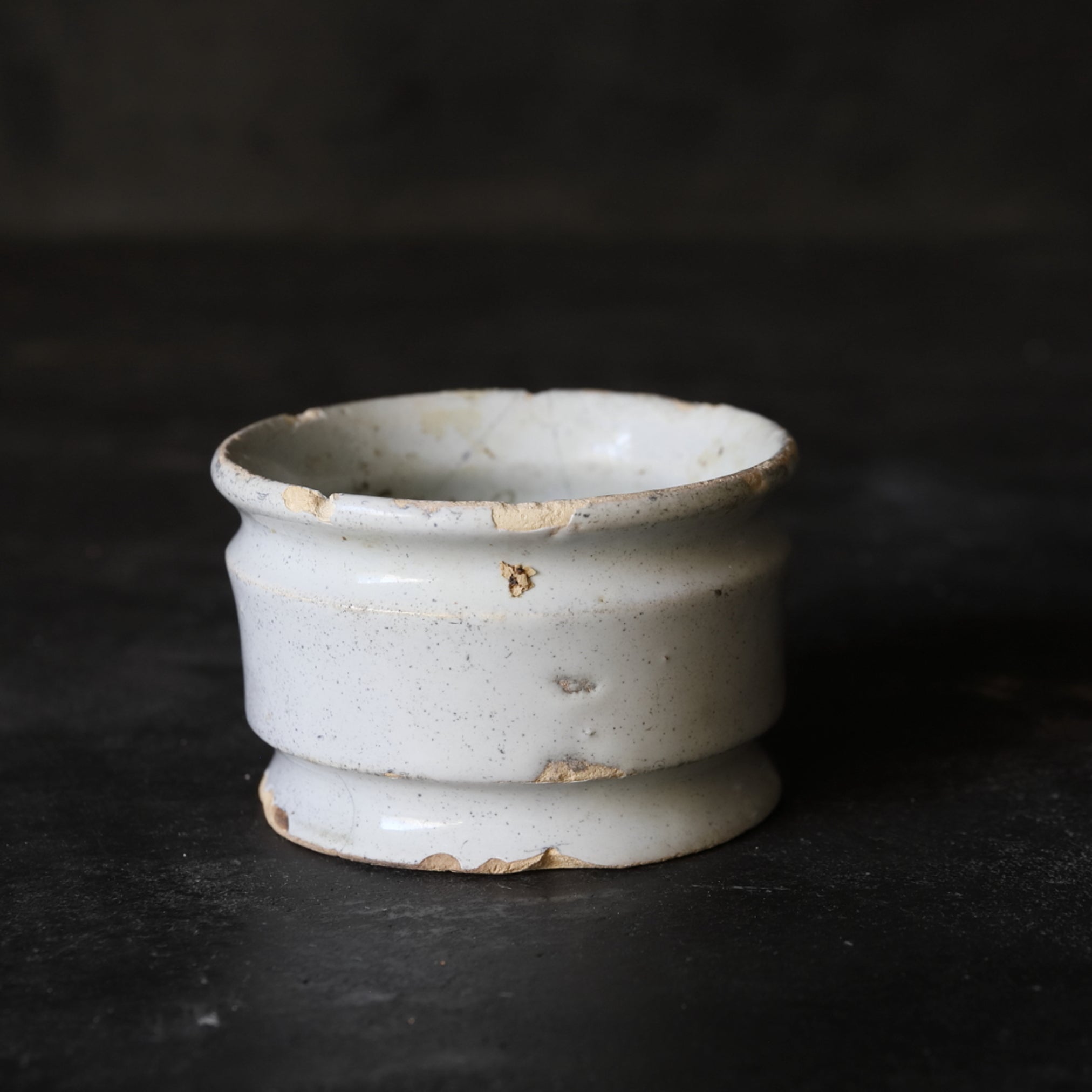 VASO PICCOLO, Ceramica di Delft, smaltato bianco, 3, Antichità olandese, Età moderna iniziale(XVI–XIX secolo)