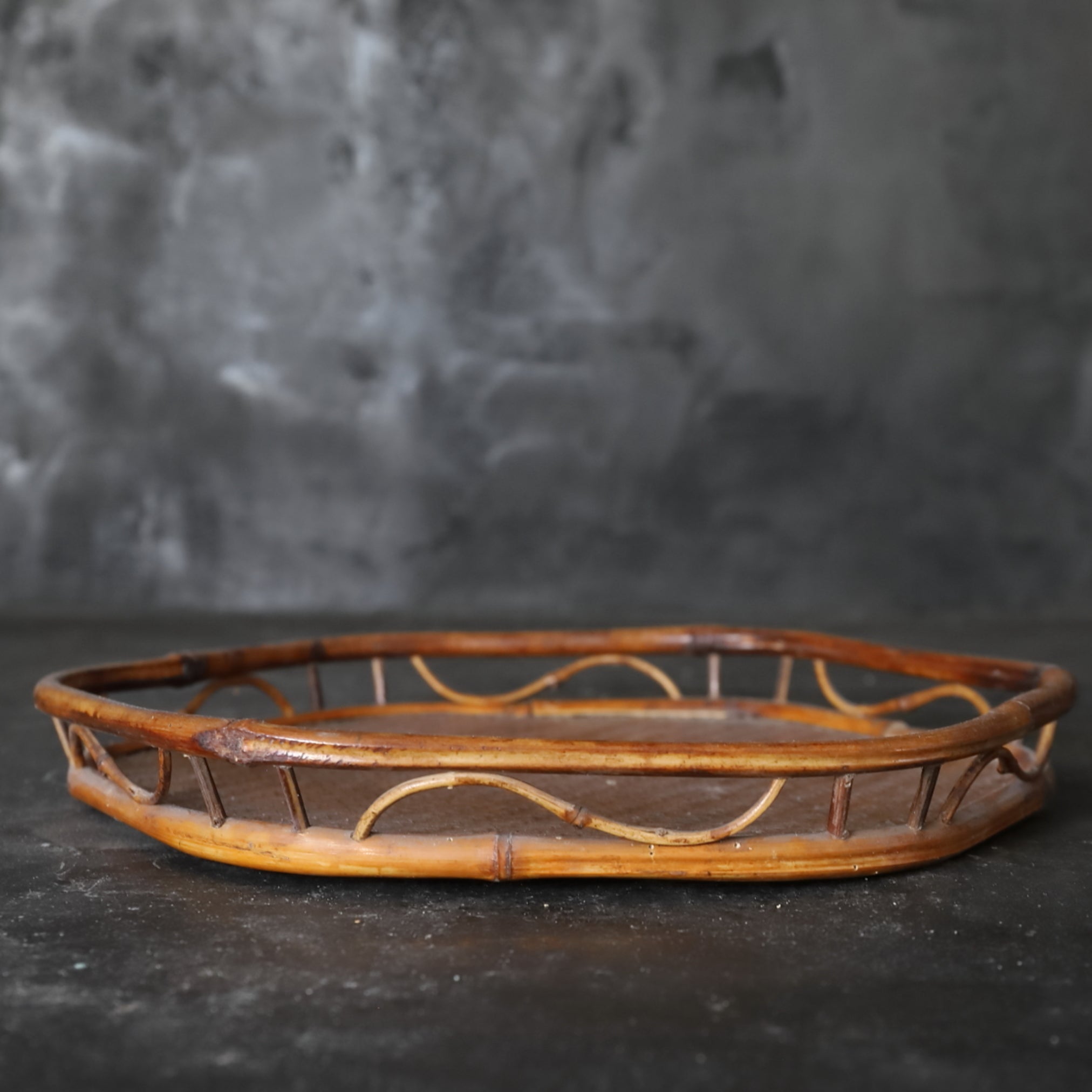 HEXAGONAL BAMBOO TEA TRAY, Early Modern Period(16th–19th centuries)