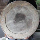 ヤオ族の木味の良い大きな木台皿 煎茶台 16-19世紀