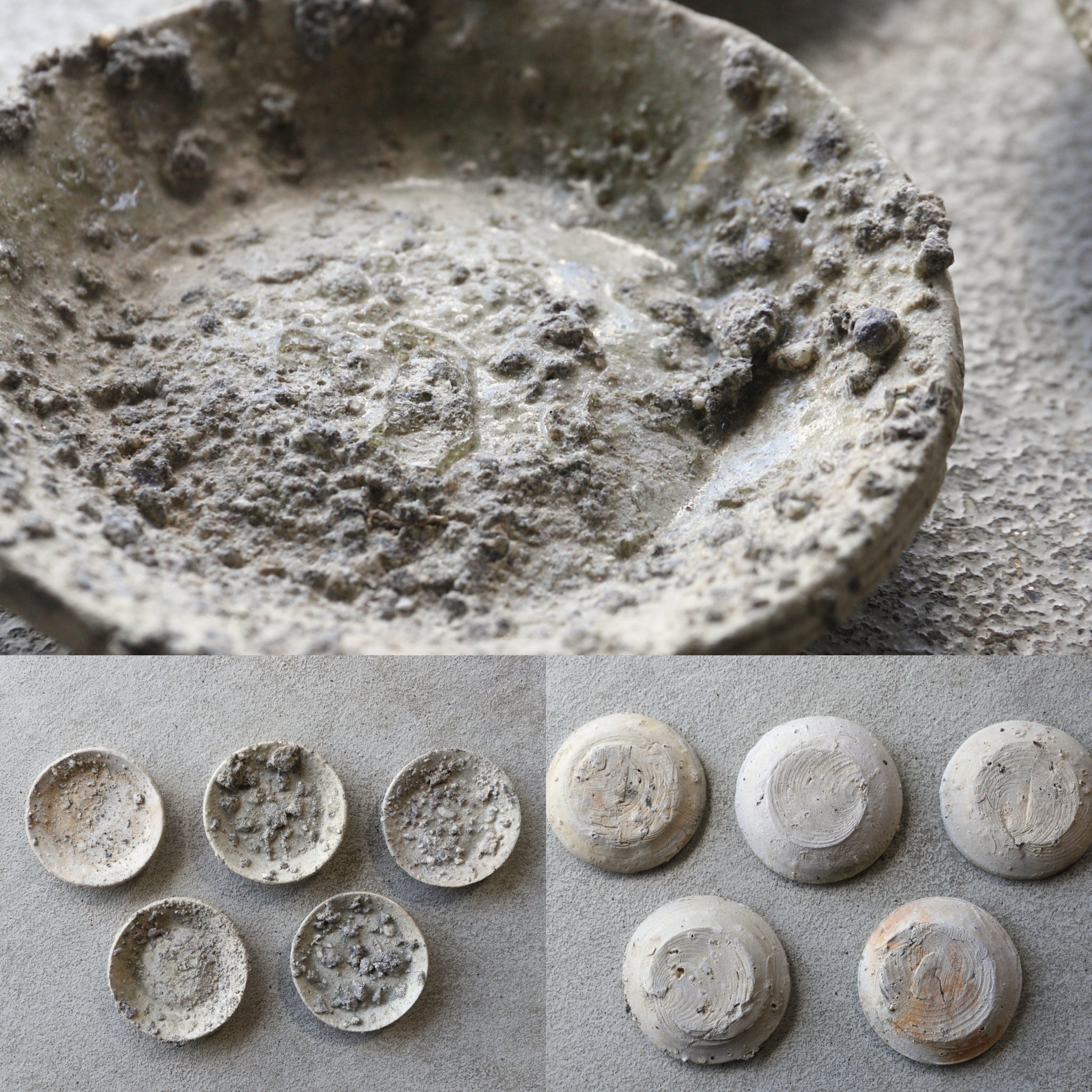 古濑户山皿 5件套(镰仓时代, 公元1185年–1333年)