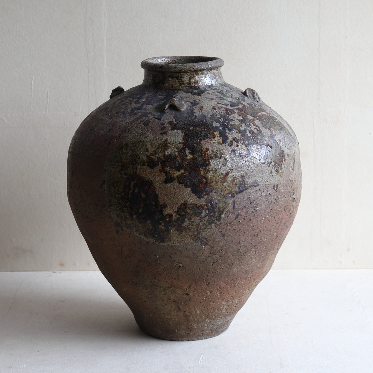江戸時代 古丹波 四耳壺（1603–1867 CE） | 入蘆花（ロカニイル）