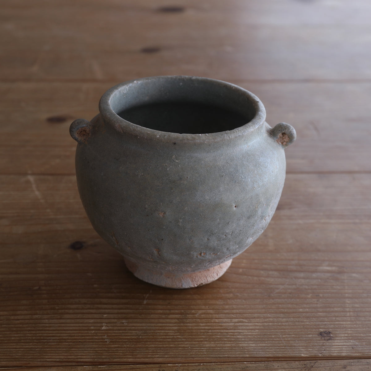 宋胡録（スンコロク） 双耳壺（中世：12–16世紀） | 入蘆花（ロカニイル）