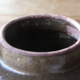 磁州窯 褐釉双耳壺 元時代/1206-1368CE
