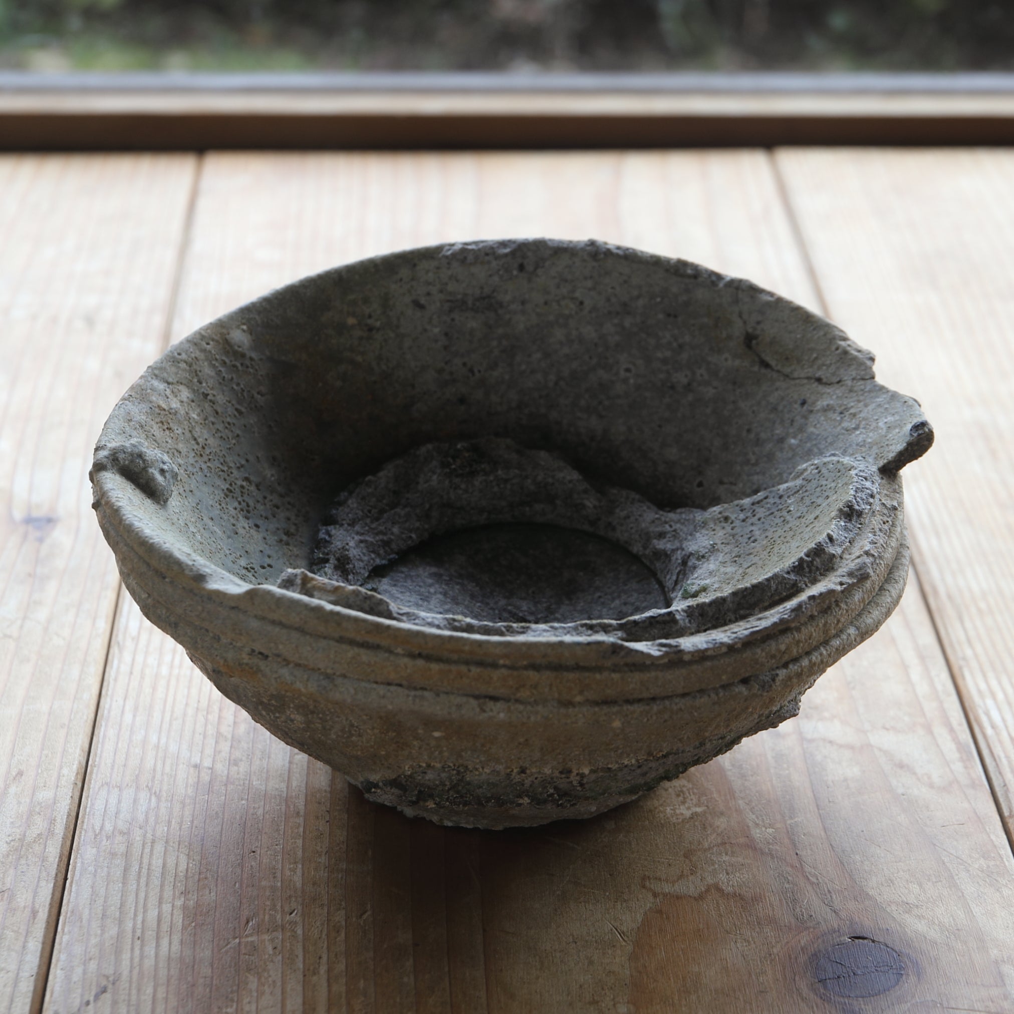 YAMACHAWAN(CIOTOLA DI MONTAGNA), Ko-Seto, cicatrice da adesione di cottura, Periodo Kamakura(1185–1333 d.C.)