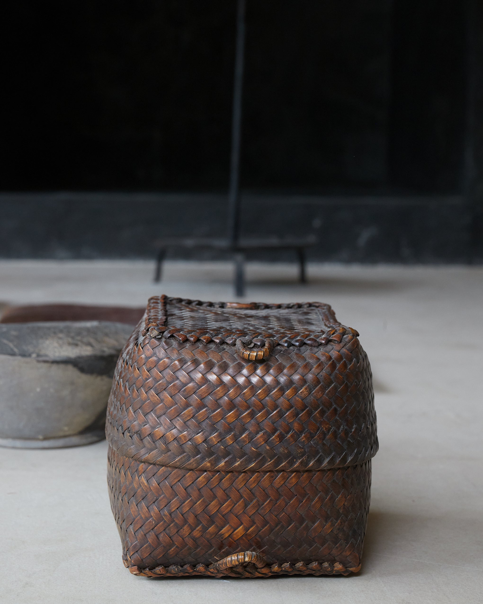 Sencha tea box, Ifugao rice basket, 16th-19th century