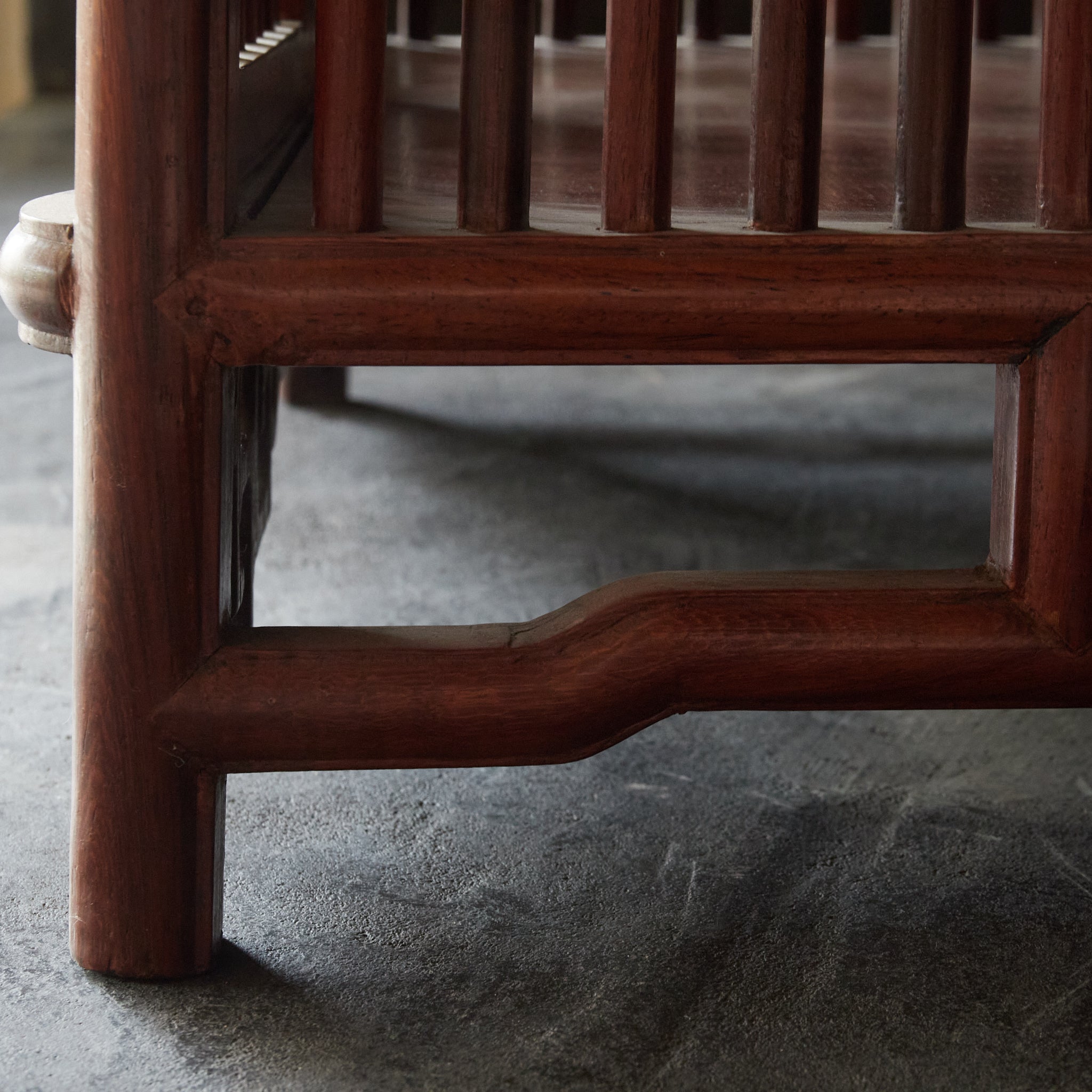 Chinese wood tea shelf Qing dynasty/1616-1911CE