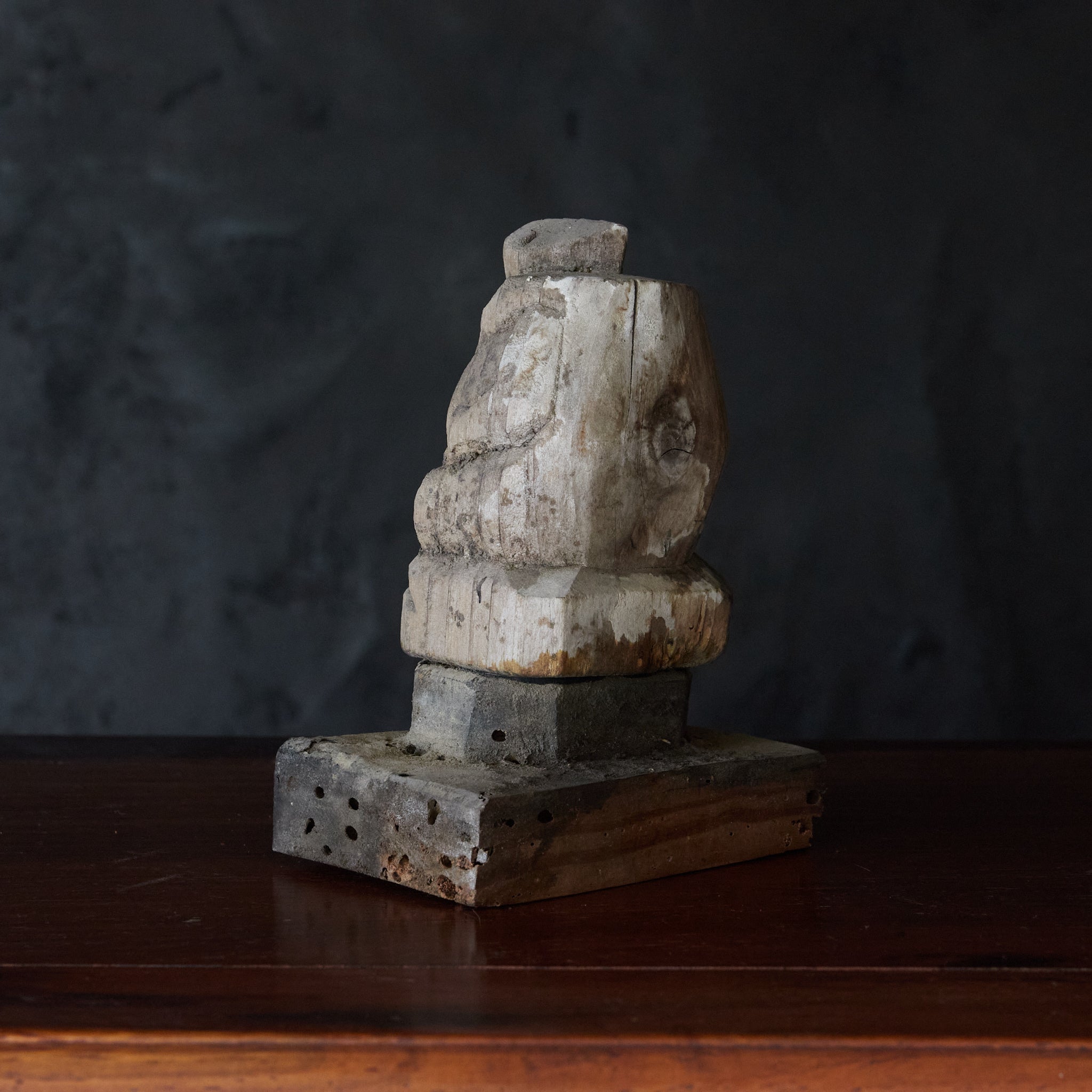 ESTATUA DE DAIKOKUTEN DE MADERA, Período Edo（1603–1867 d. C.）