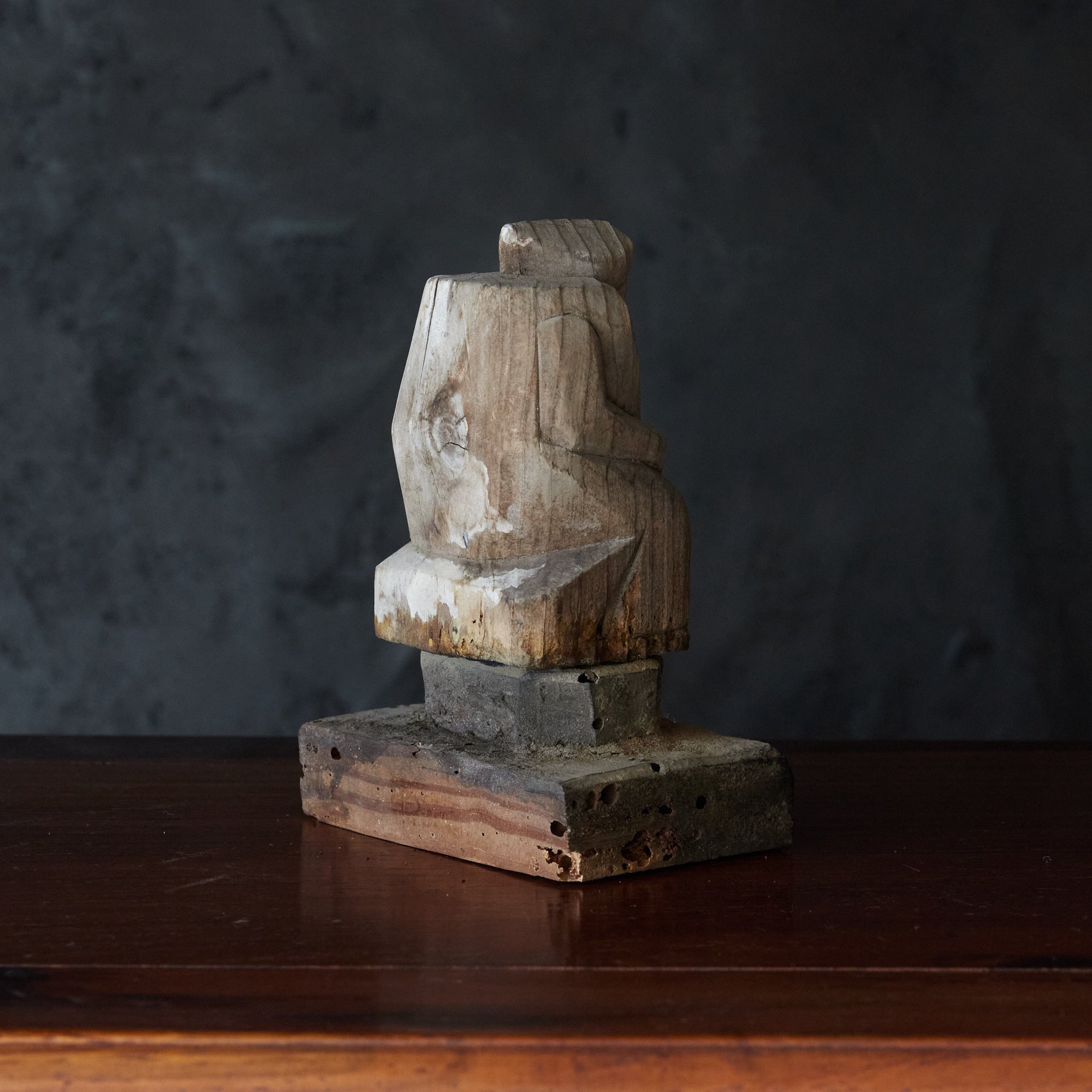 ESTATUA DE DAIKOKUTEN DE MADERA, Período Edo（1603–1867 d. C.）