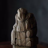 枯萎的大黑天机雕像江户时代/1603-1867CE
