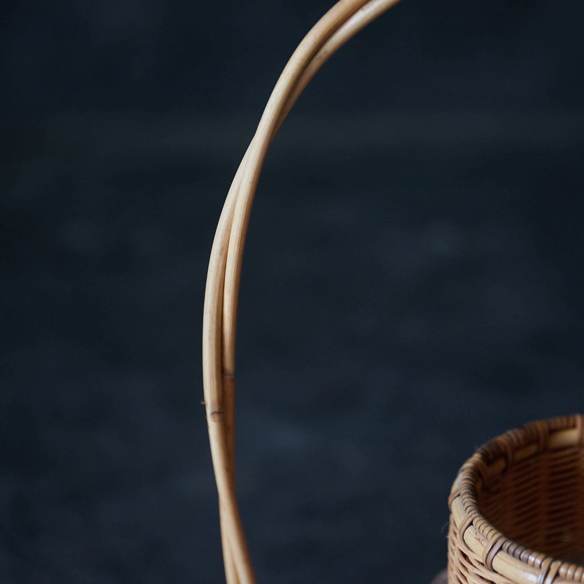 Sencha Runaway, Amber-colored Woven Basket, Taisho Period/1912-1926CE