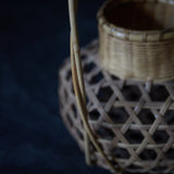 Sencha Runaway, Amber-colored Woven Basket, Taisho Period/1912-1926CE